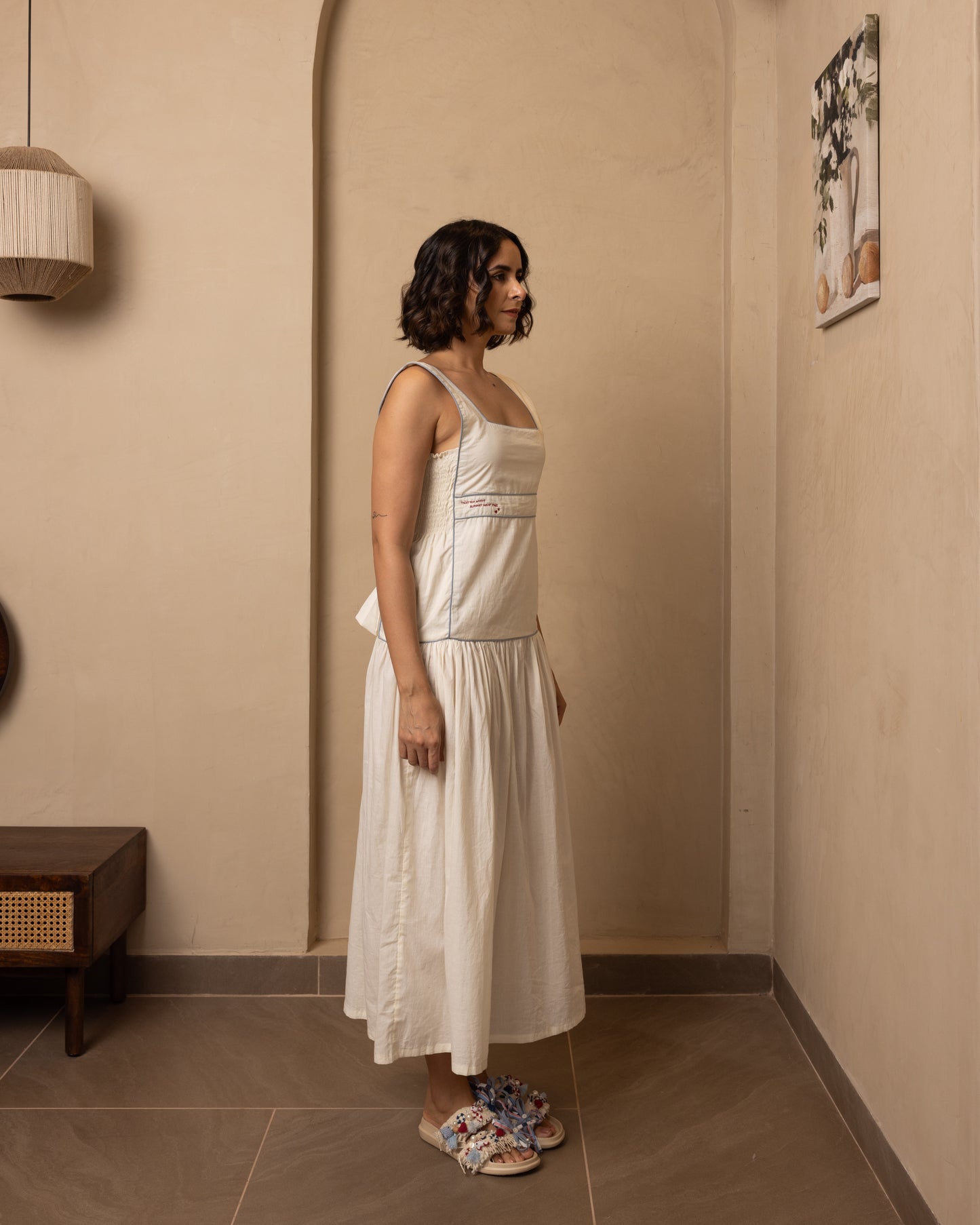 Serene Dress (Beige)