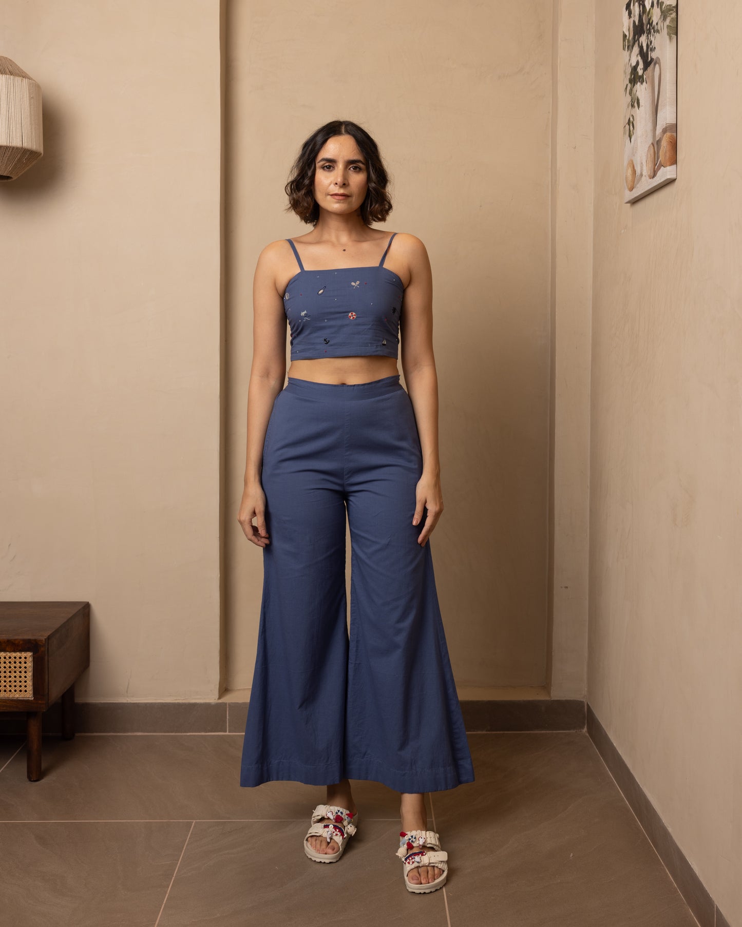 Shore 3 Piece (Top, Jacket and Pants) Set (Dark Blue)