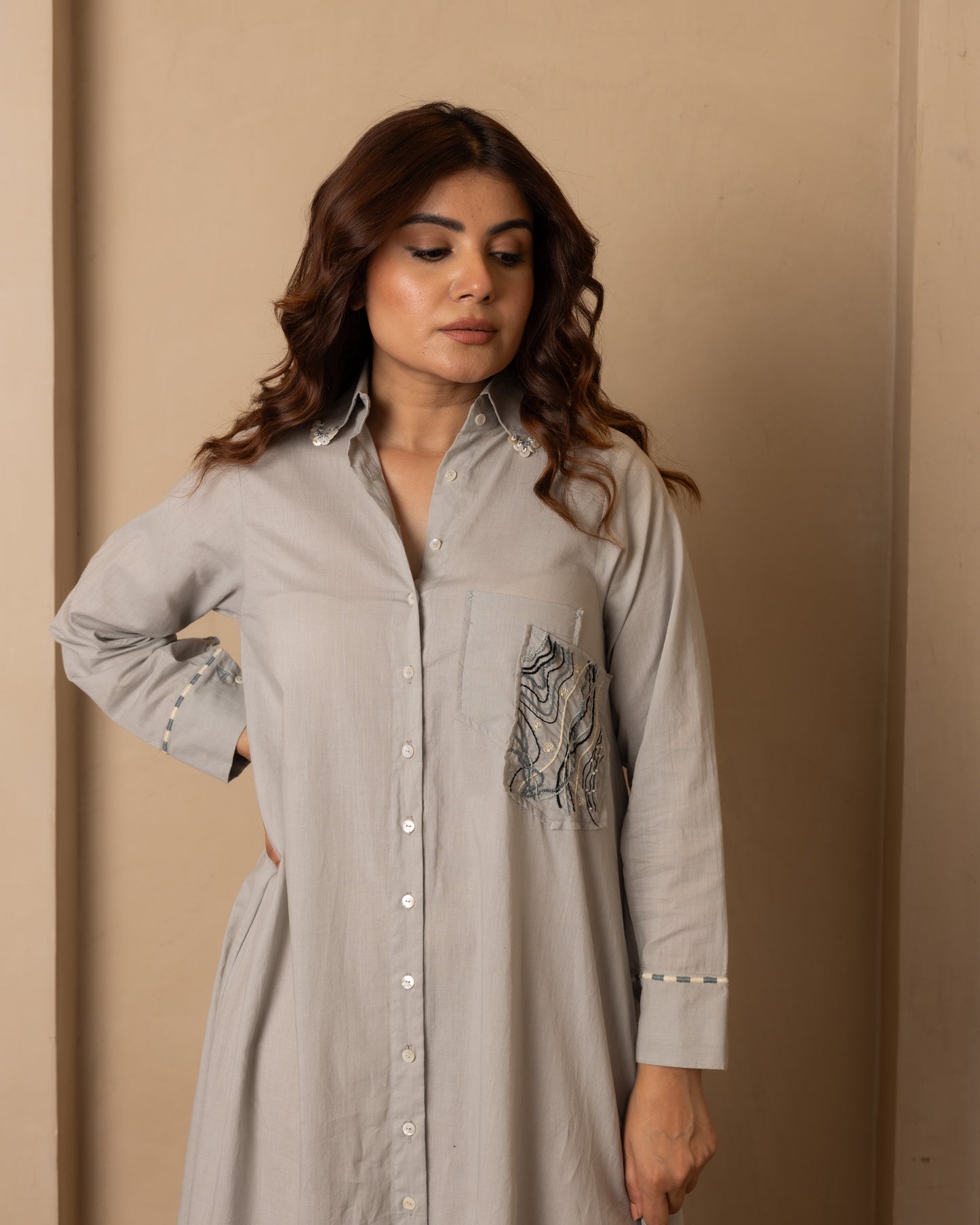 Neptune Dress (Grey)