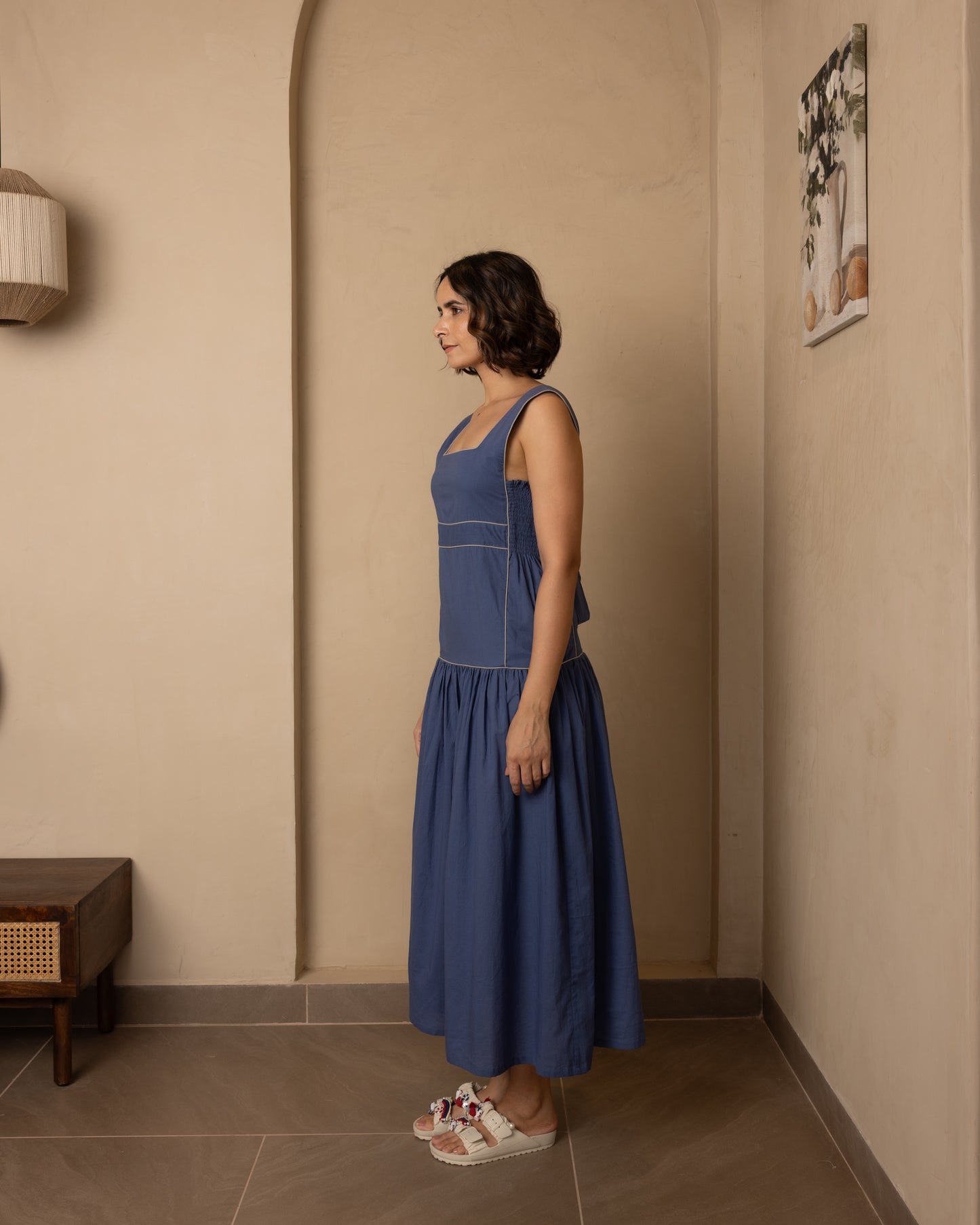 Serene Dress (Dark Blue)