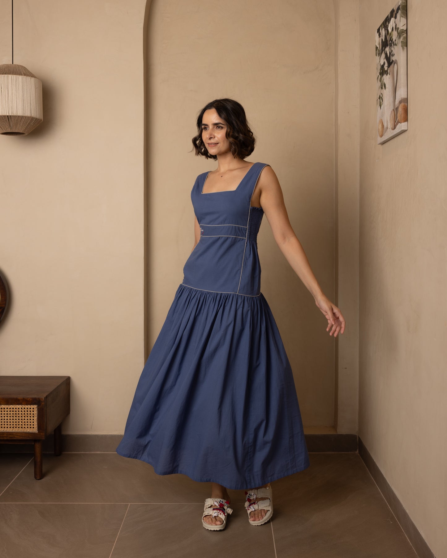Serene Dress (Dark Blue)
