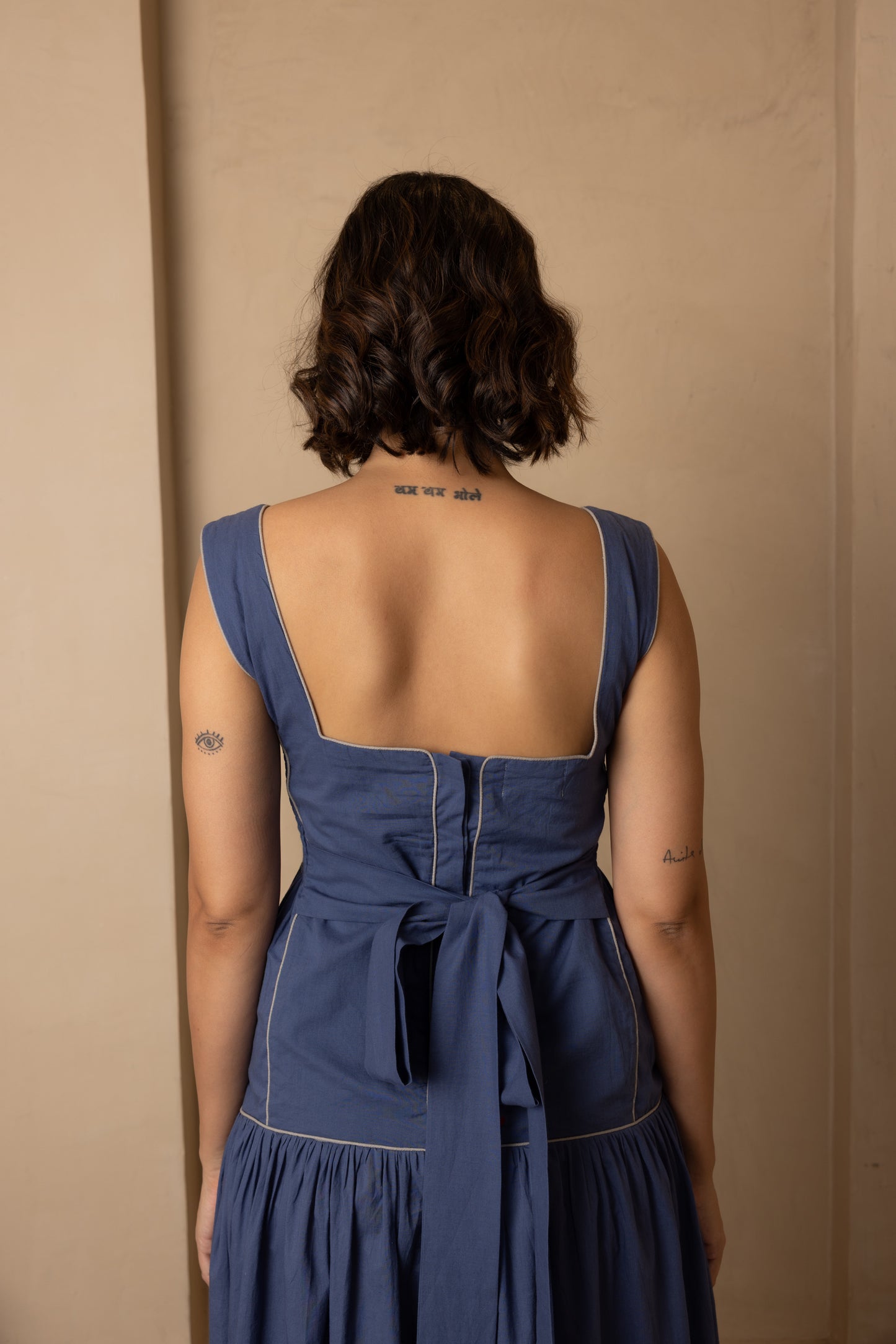 Serene Dress (Dark Blue)