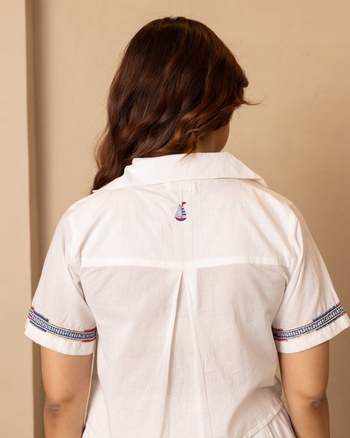 Harbor Top and Skirt Set (Beige)