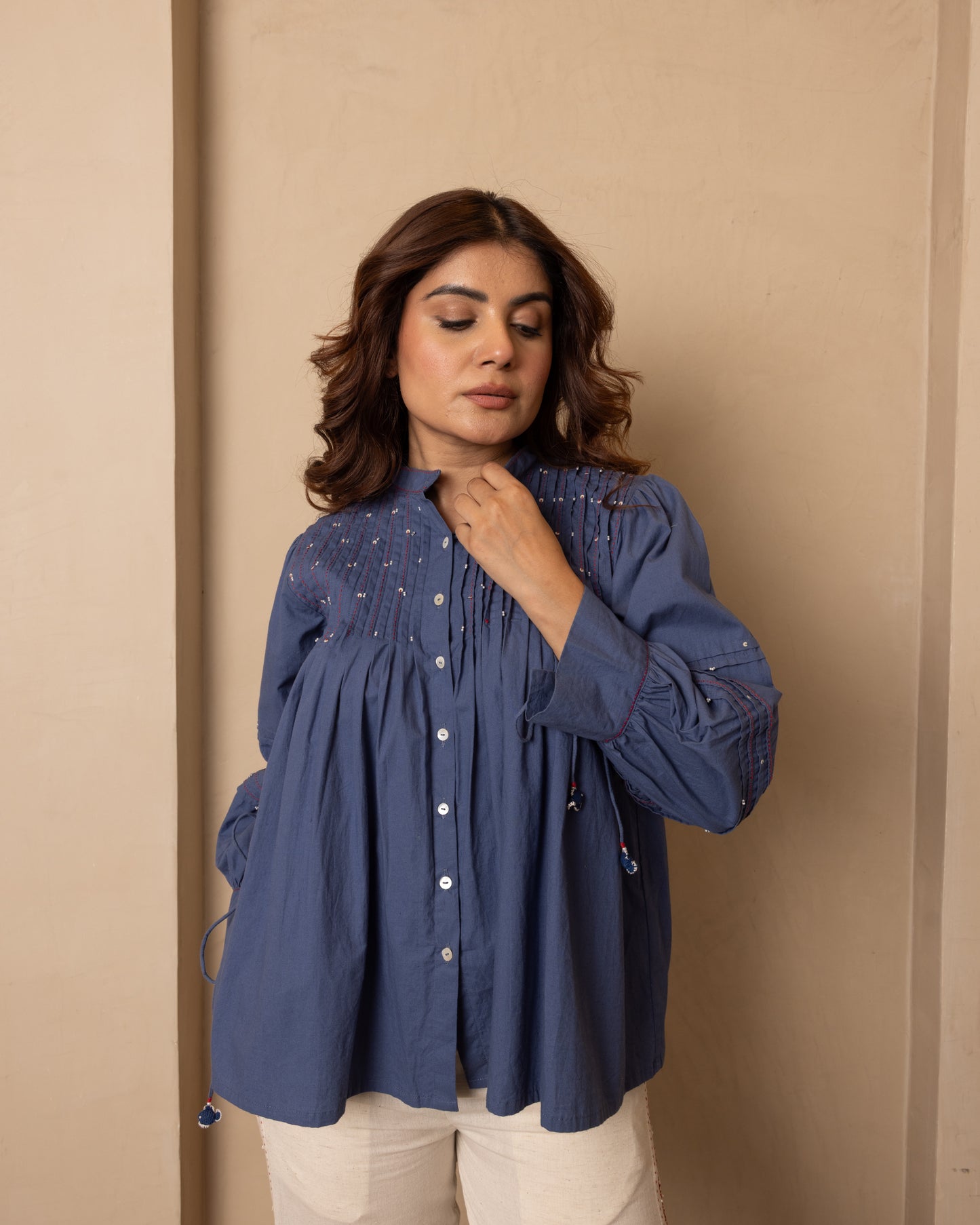 Brig Top and Pants Set (Dark Blue)