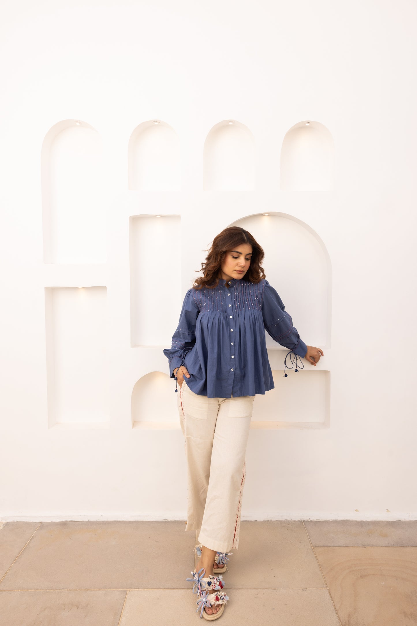 Brig Top and Pants Set (Dark Blue)