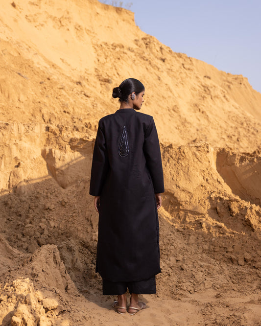 VERSE CO-ORD SET - BLACK