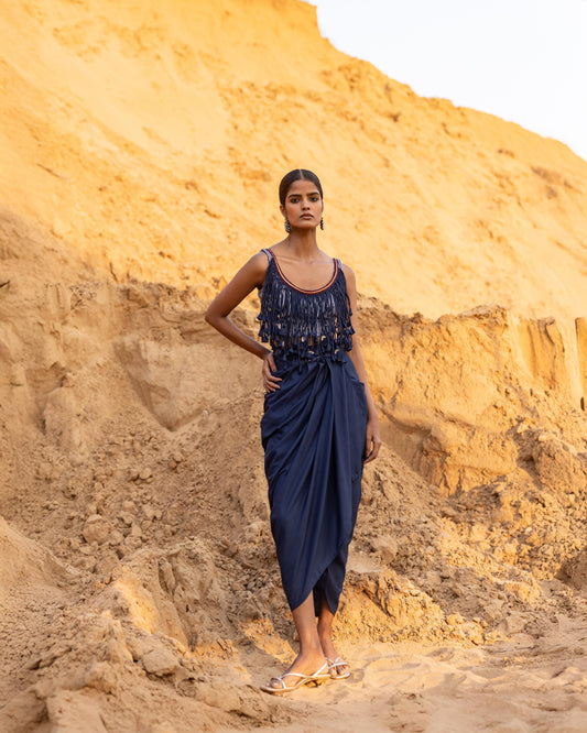 SAGA CO-ORD SET - BLUE