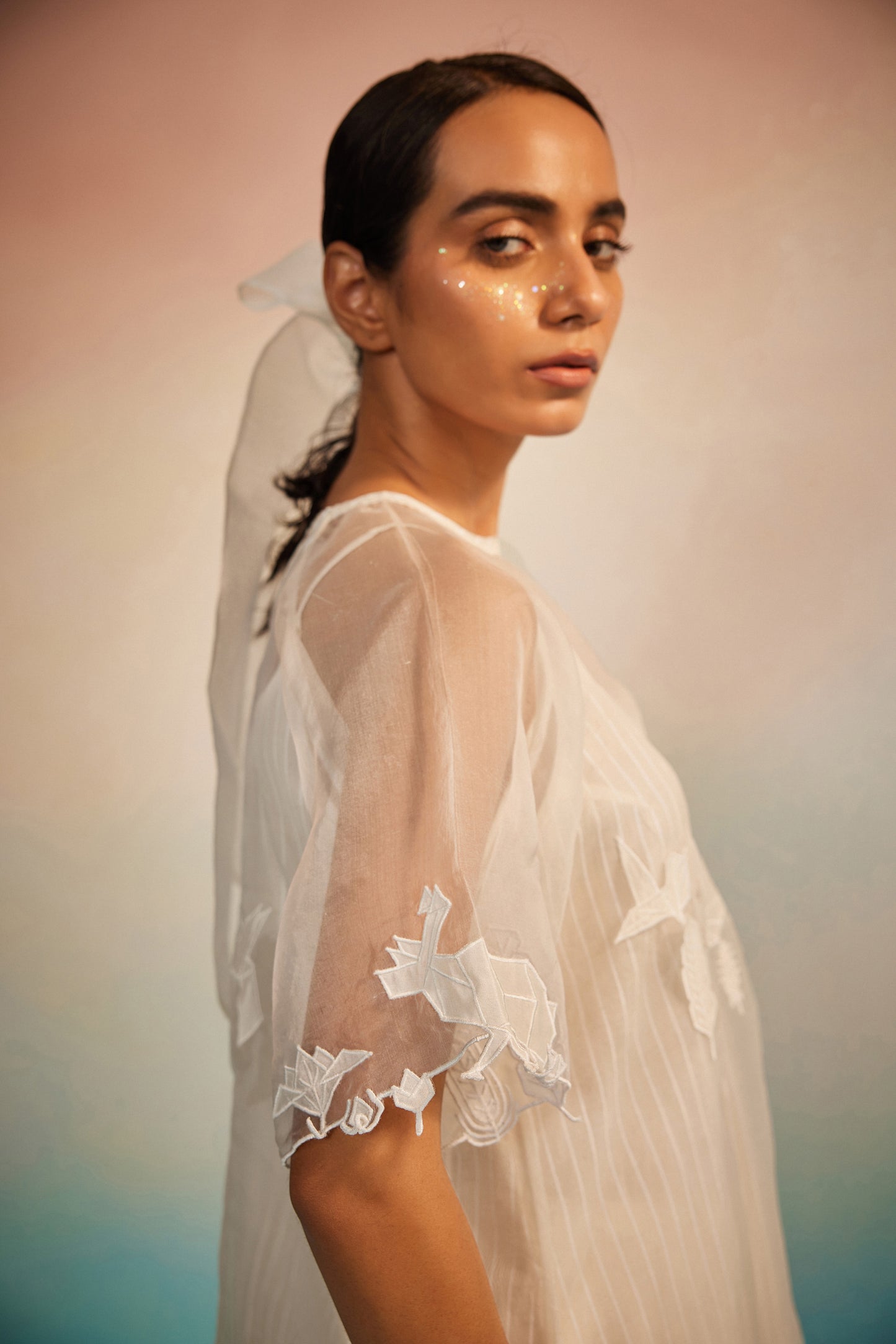 Yuugen Organza Kurta Set of 3