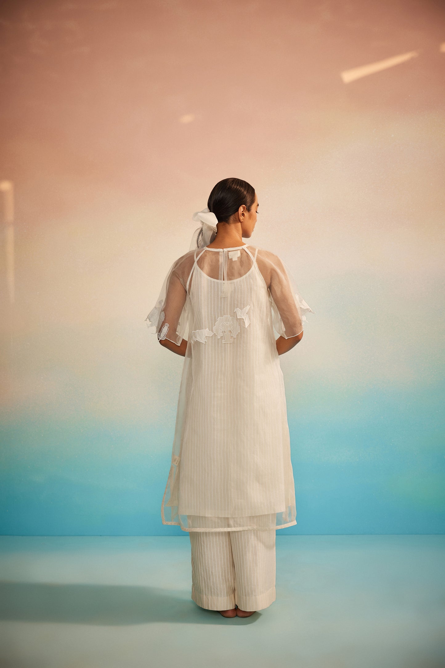 Yuugen Organza Kurta Set of 3