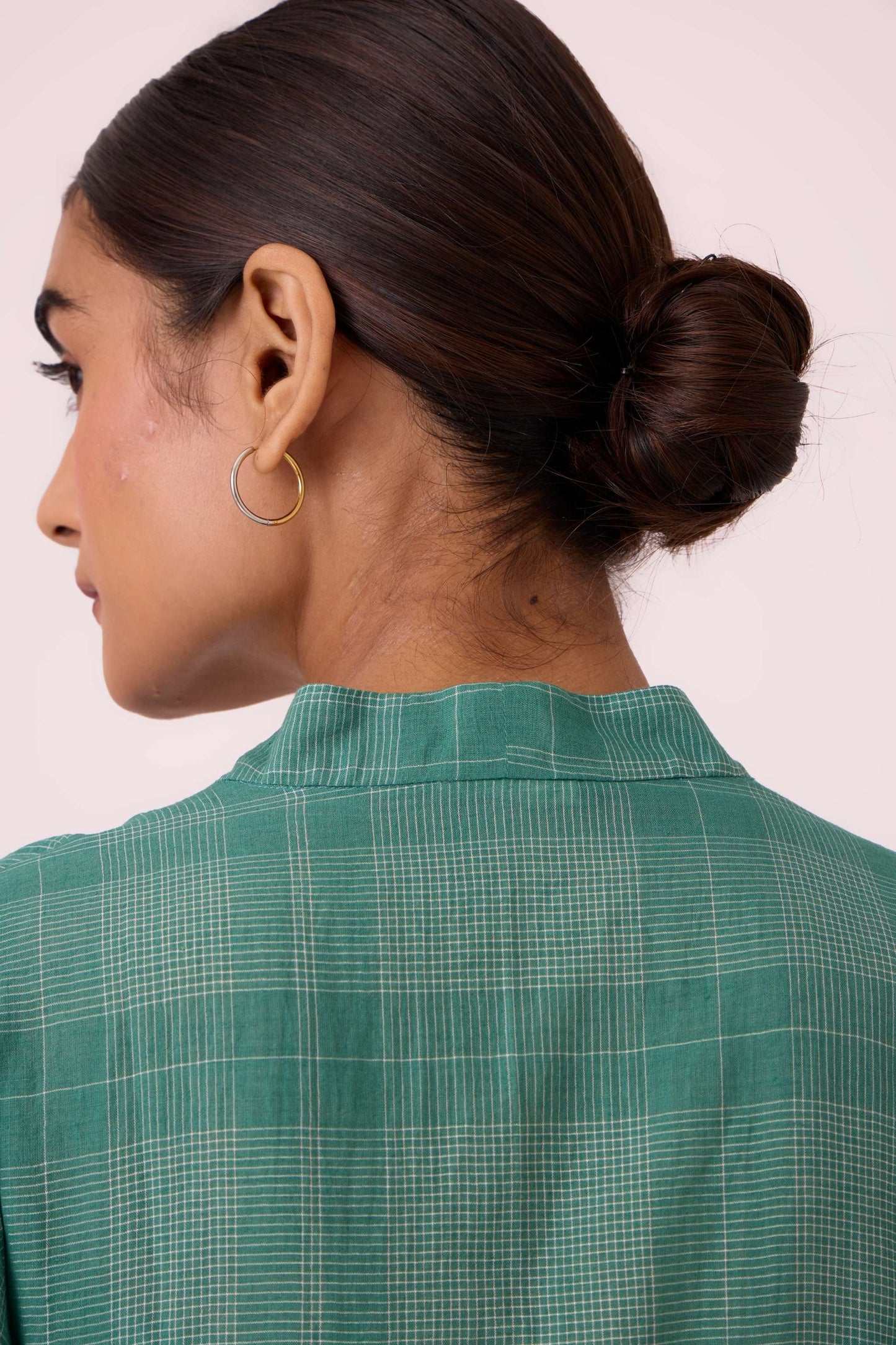 Clover Green Handwoven Dress