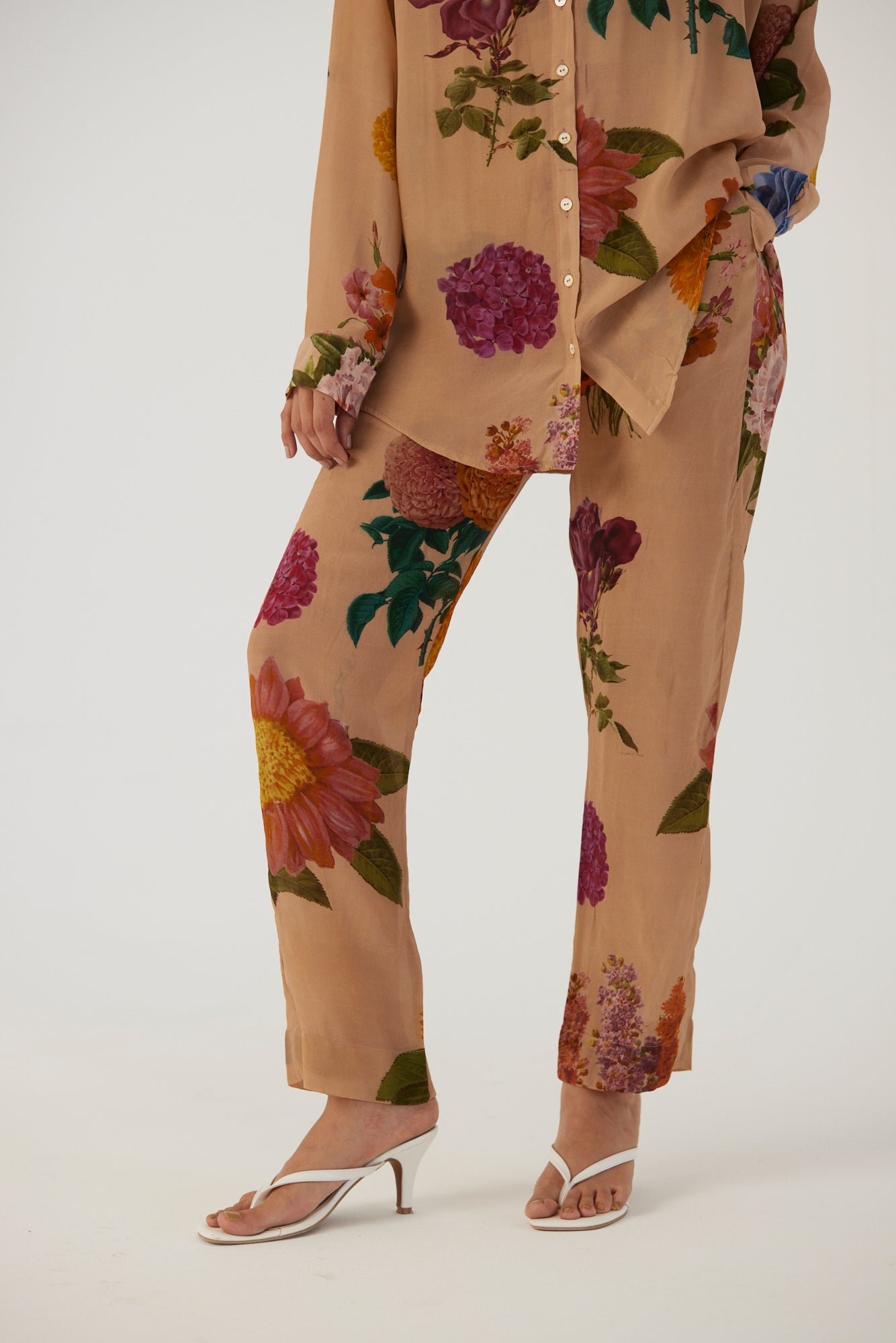 Vintage Garden Crepe Coord Set