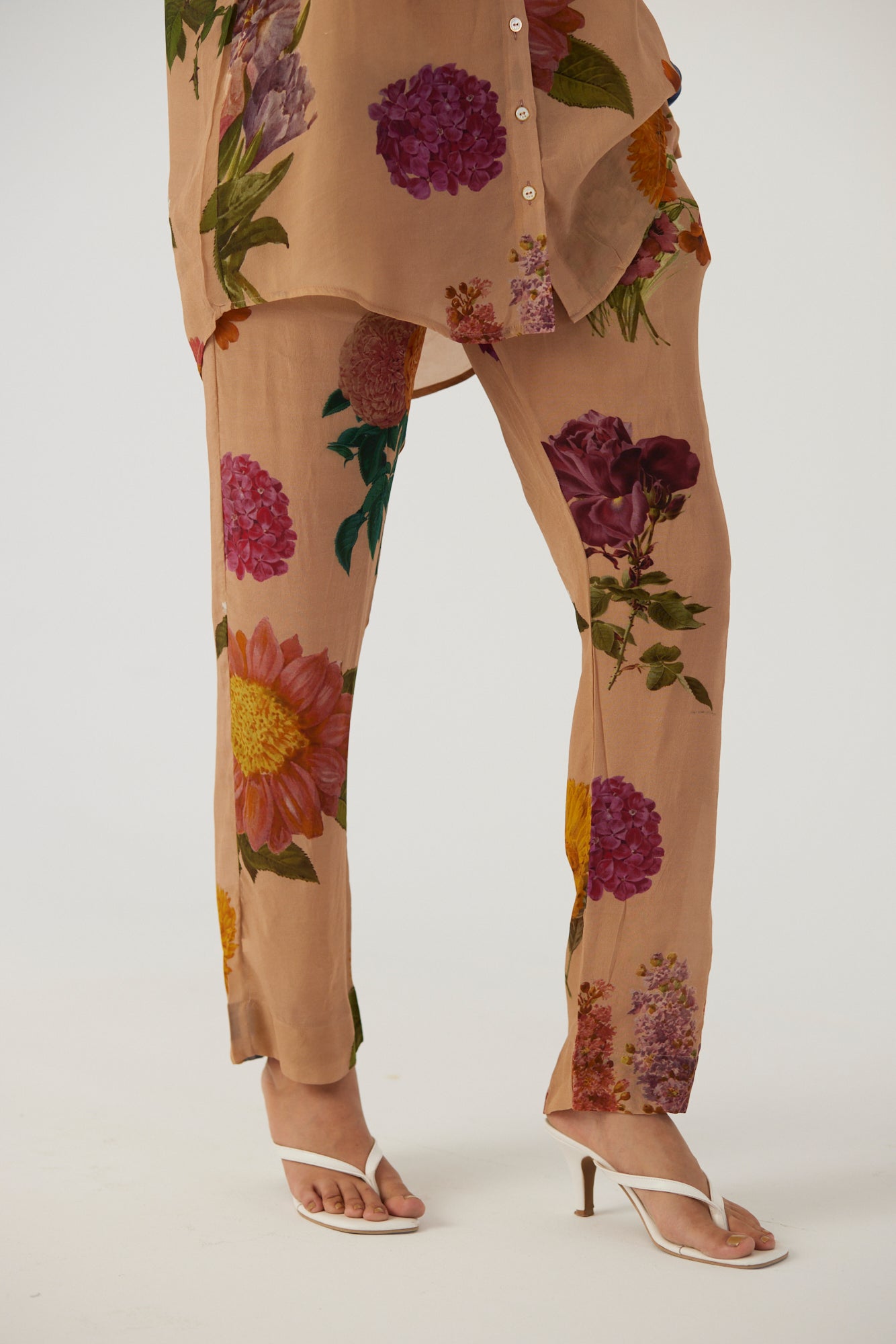 Vintage Garden Crepe Coord Set