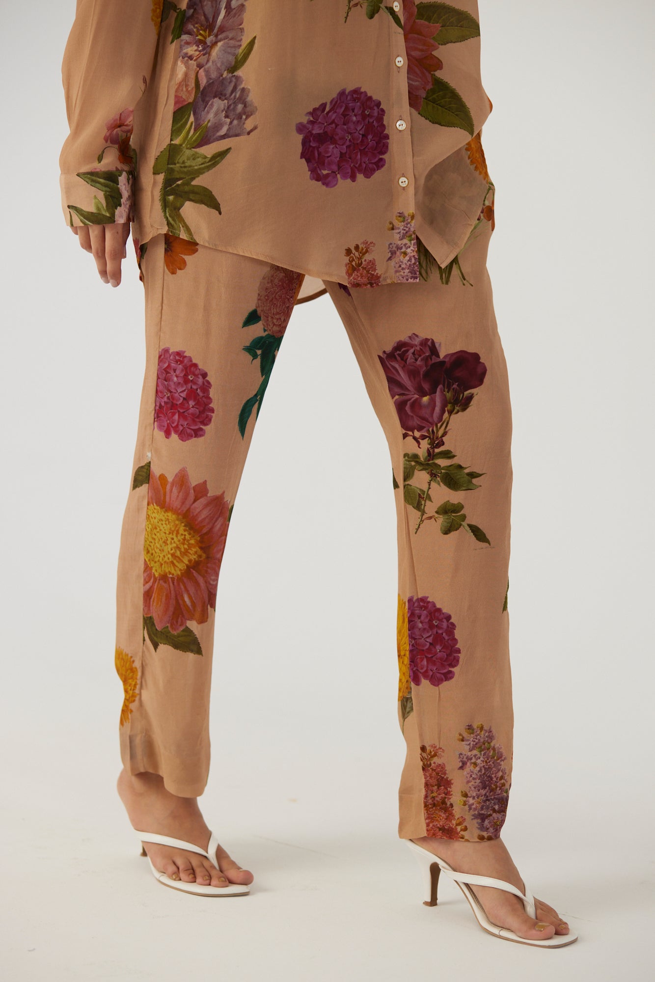 Vintage Garden Crepe Coord Set