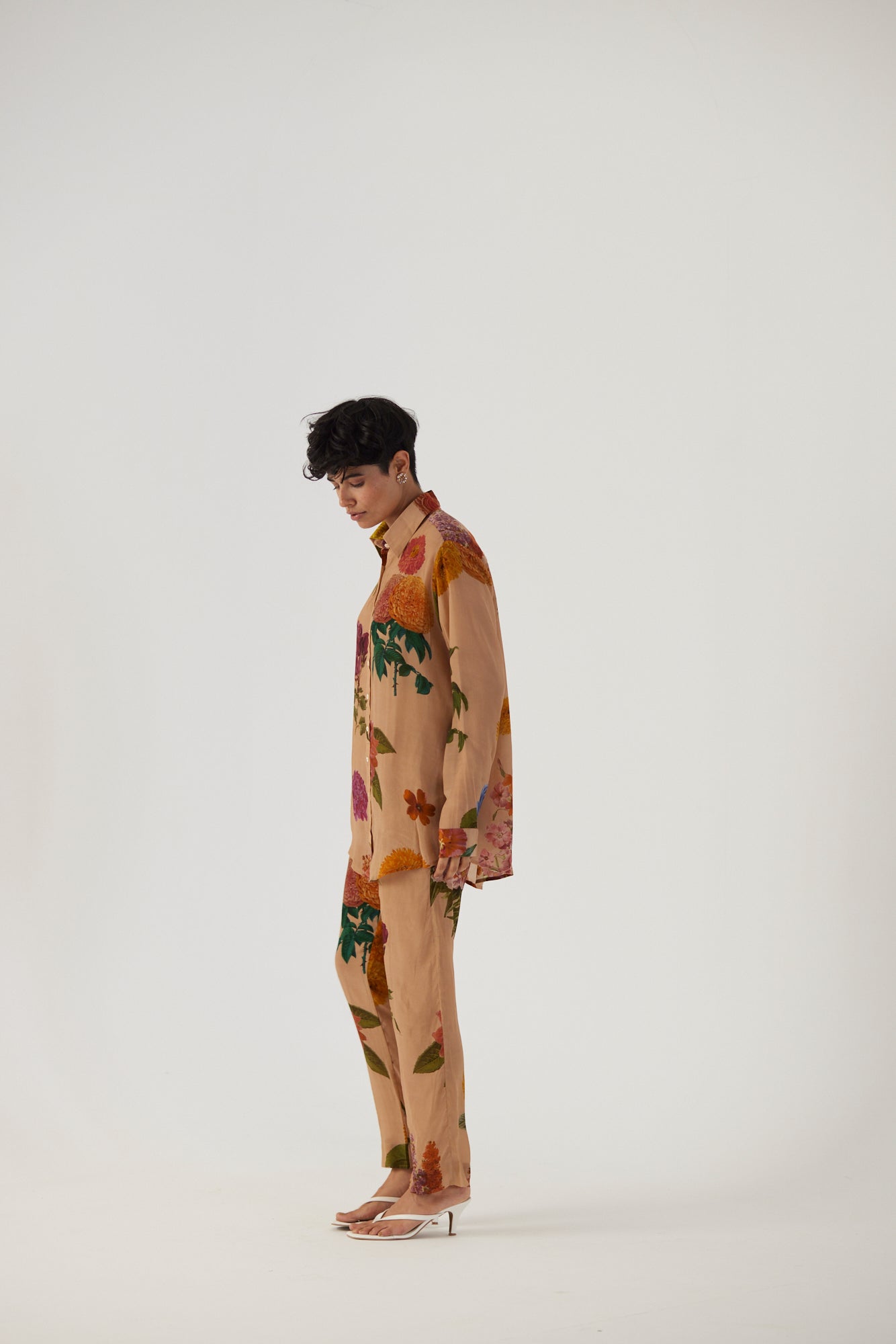 Vintage Garden Crepe Coord Set