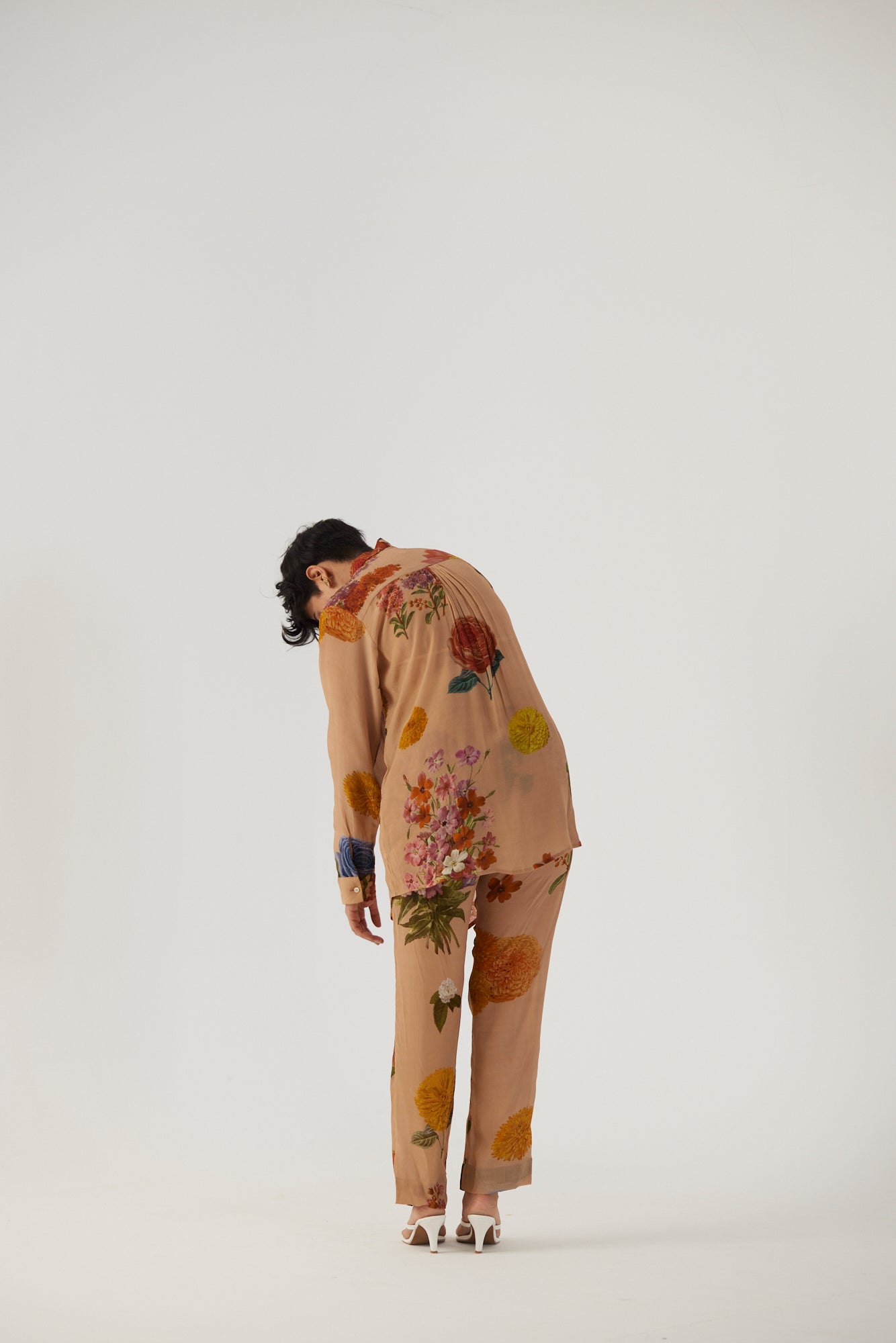 Vintage Garden Crepe Coord Set