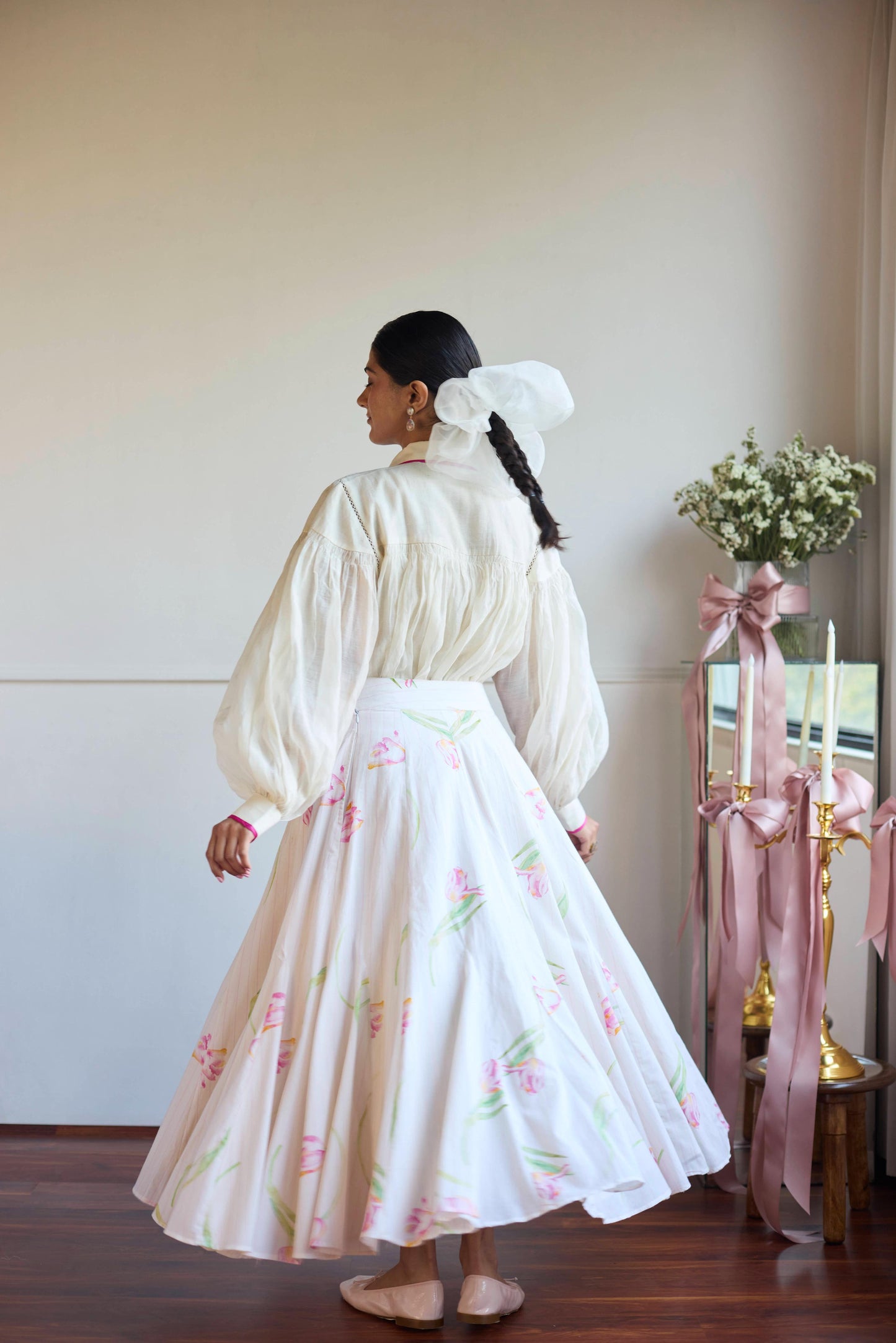 Tulip Ivory Skirt