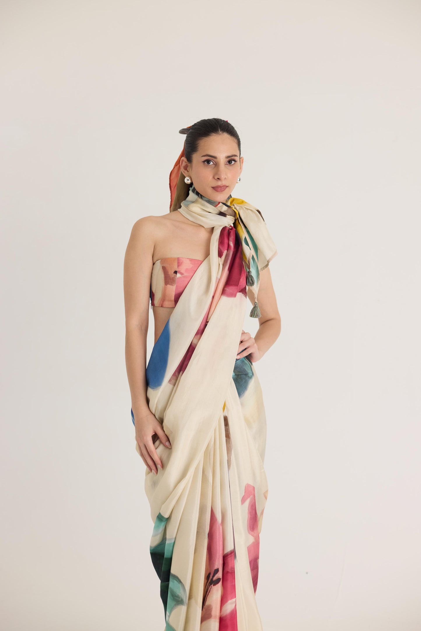 Lila Silk Saree