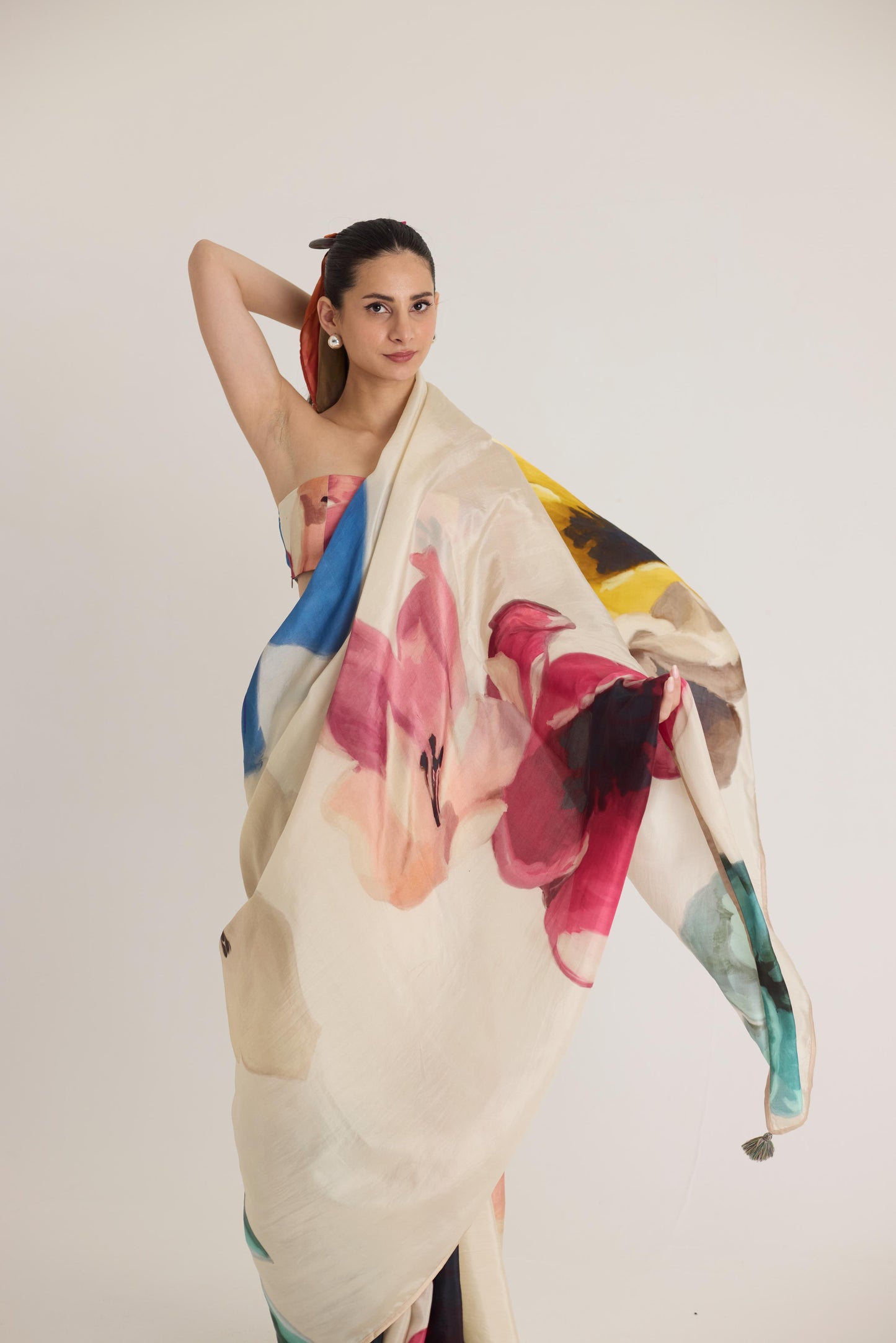 Lila Silk Saree