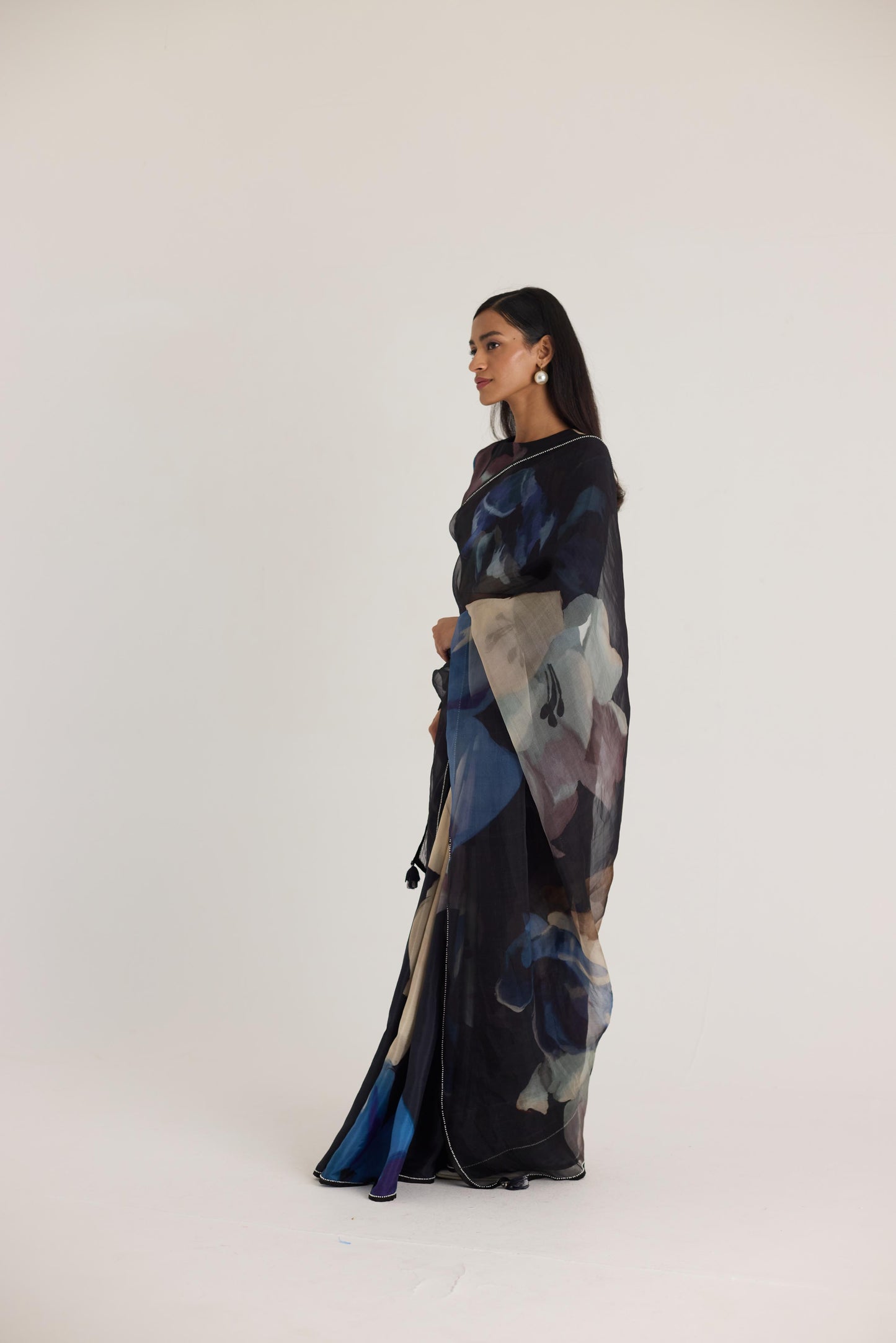 Rocco Half Silk & Half Organza Saree