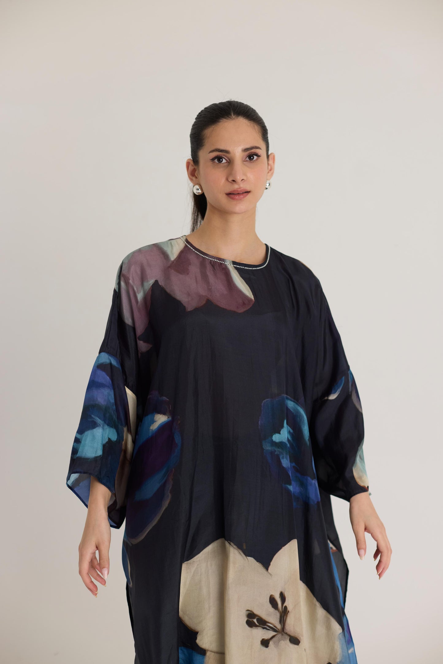Rocco Silk Kaftan Set
