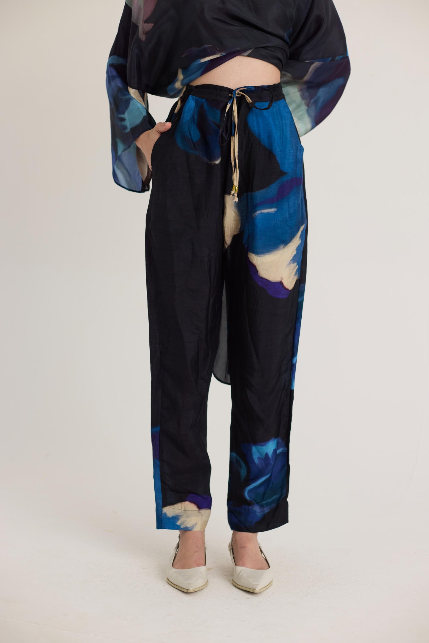 Rocco Silk Kaftan Set