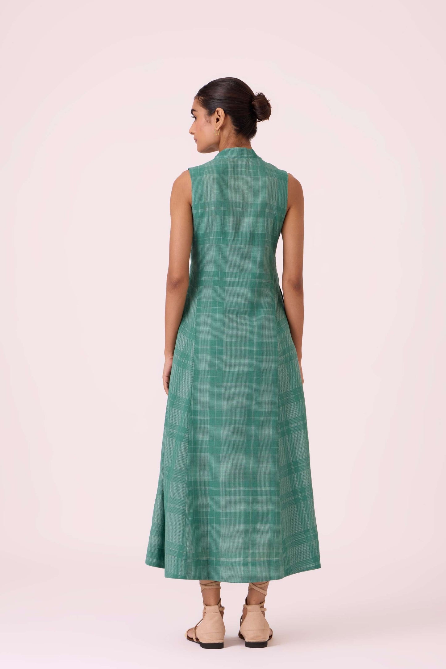 Orwell Green Handwoven Dress