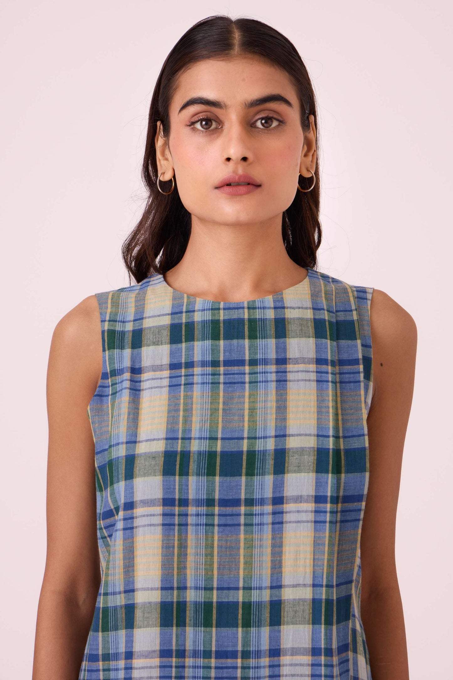 Julia Blue Handwoven Dress