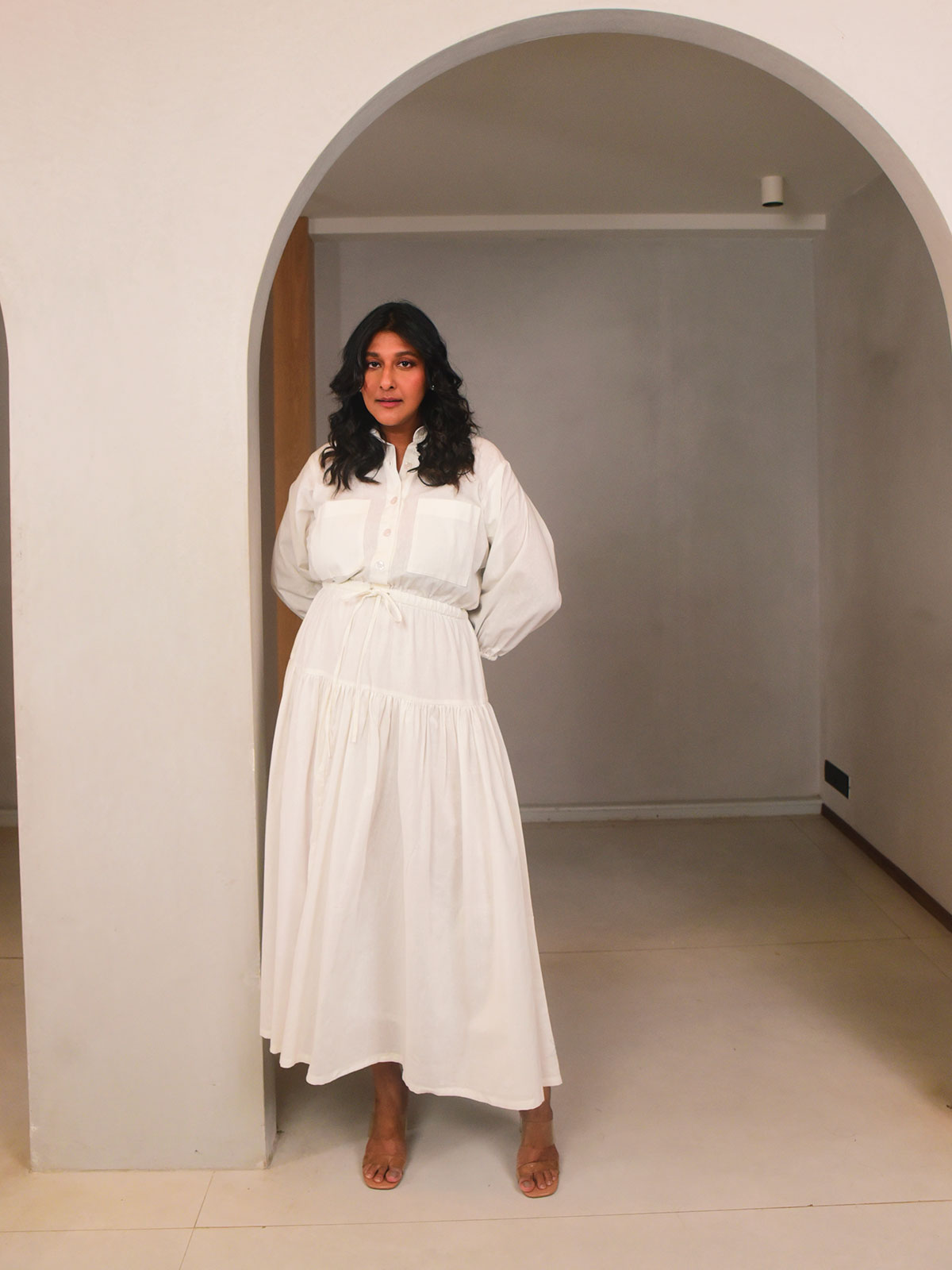 Cece Linen Shirt Dress