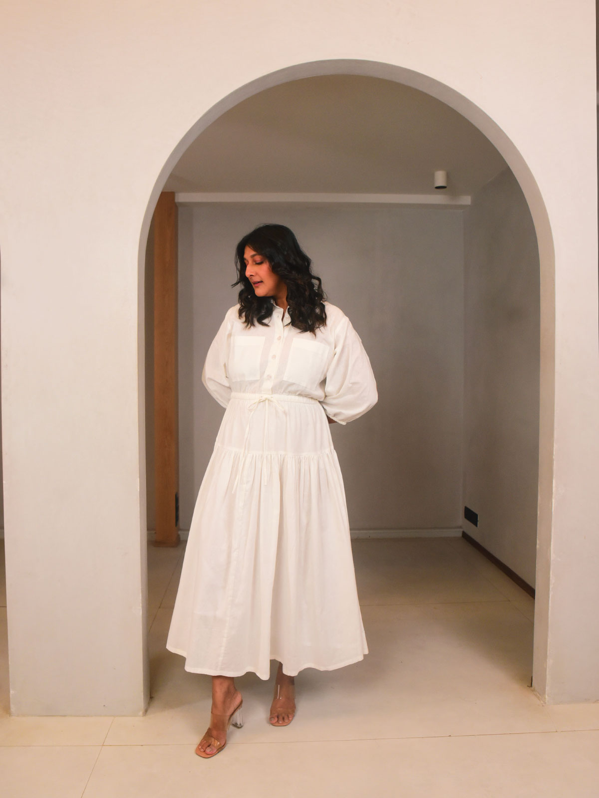 Cece Linen Shirt Dress