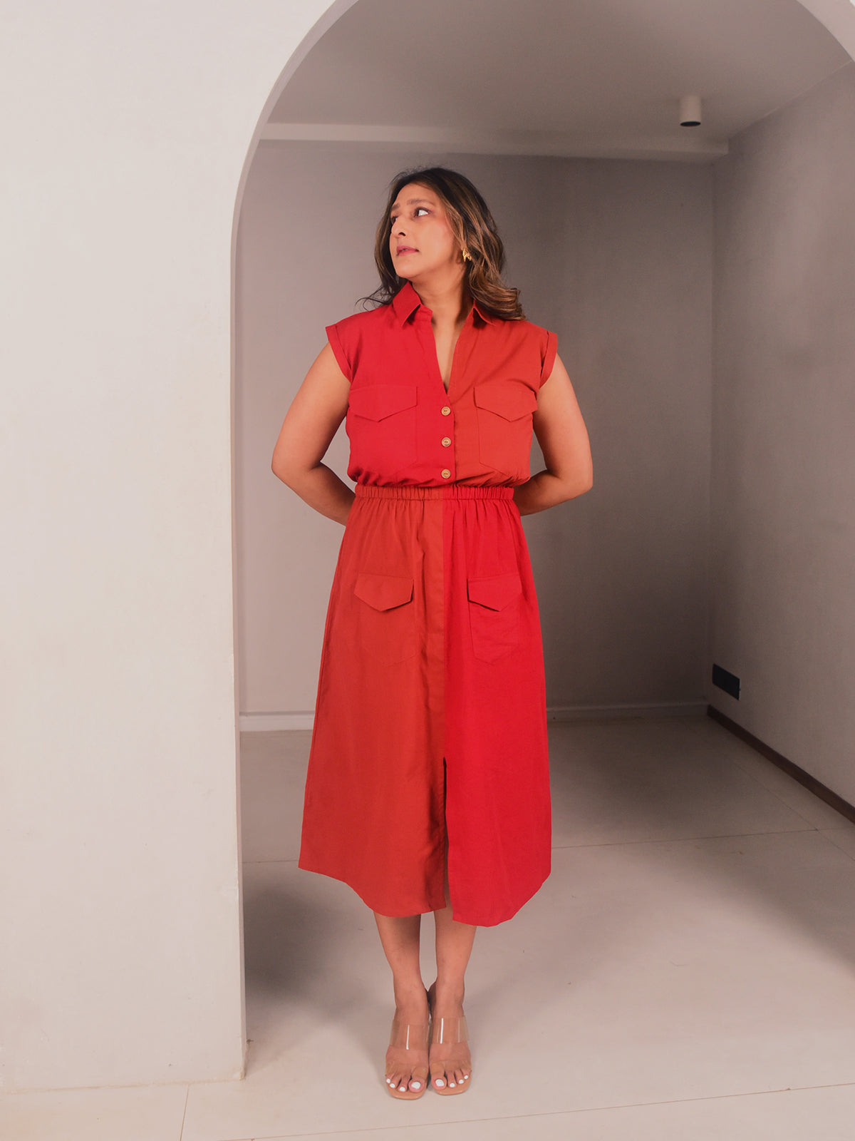 Dee Button Down Dress