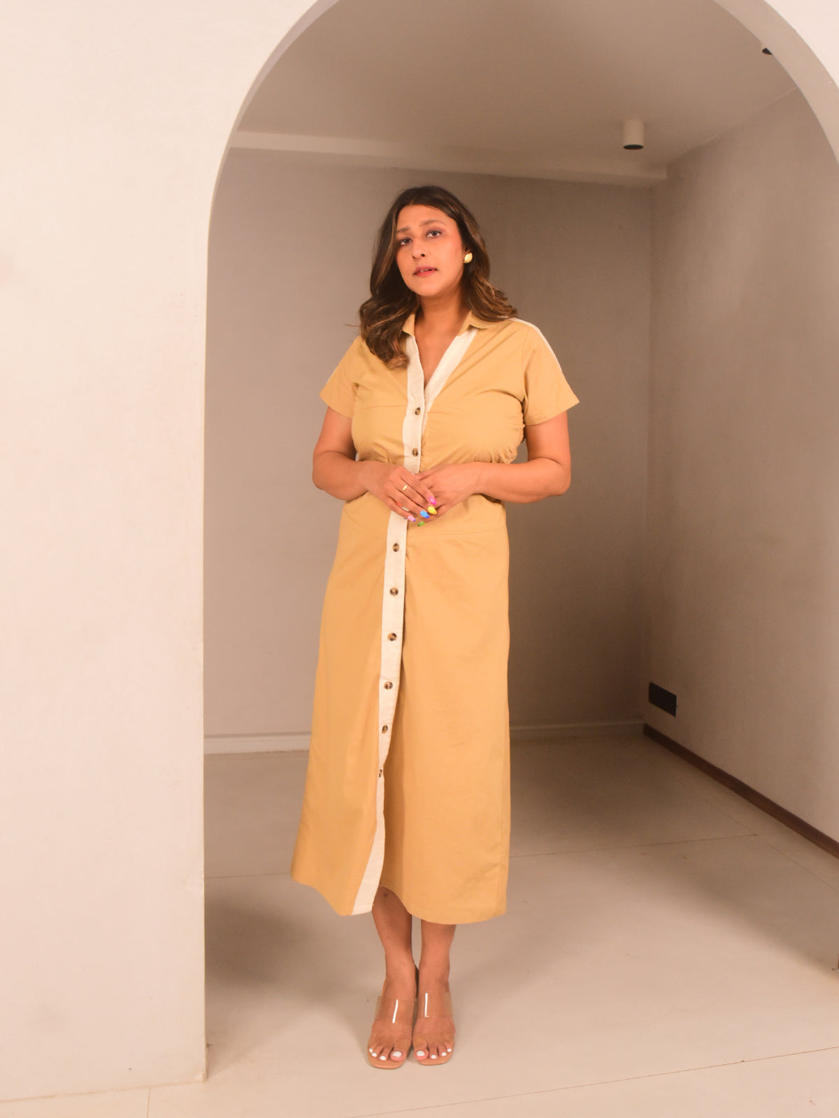 Dune Button Down Dress