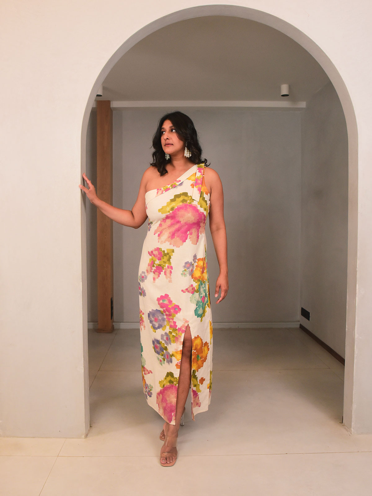 Em One Shoulder Dress