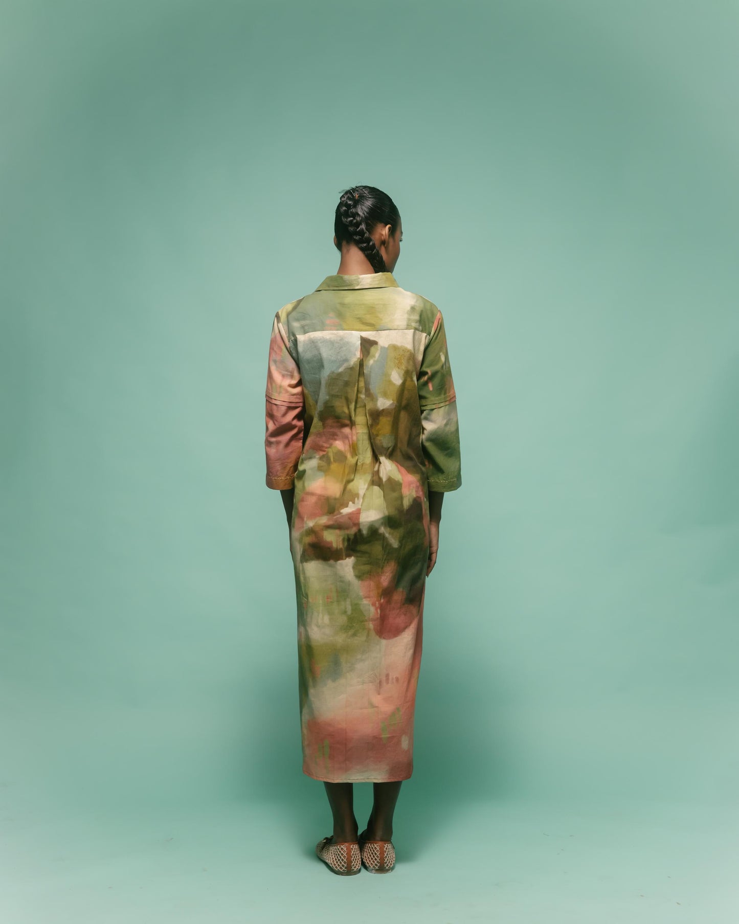 Lea Shirt Dress Peach