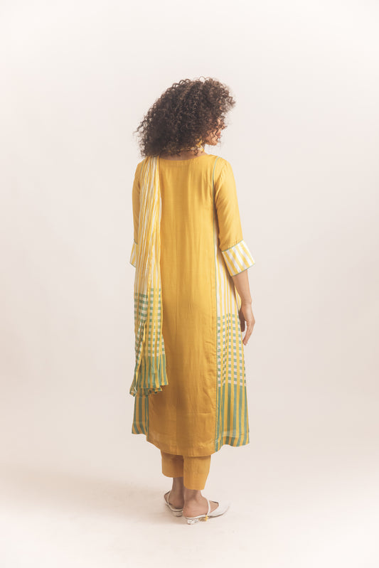 Sienna Kurta Set Yellow