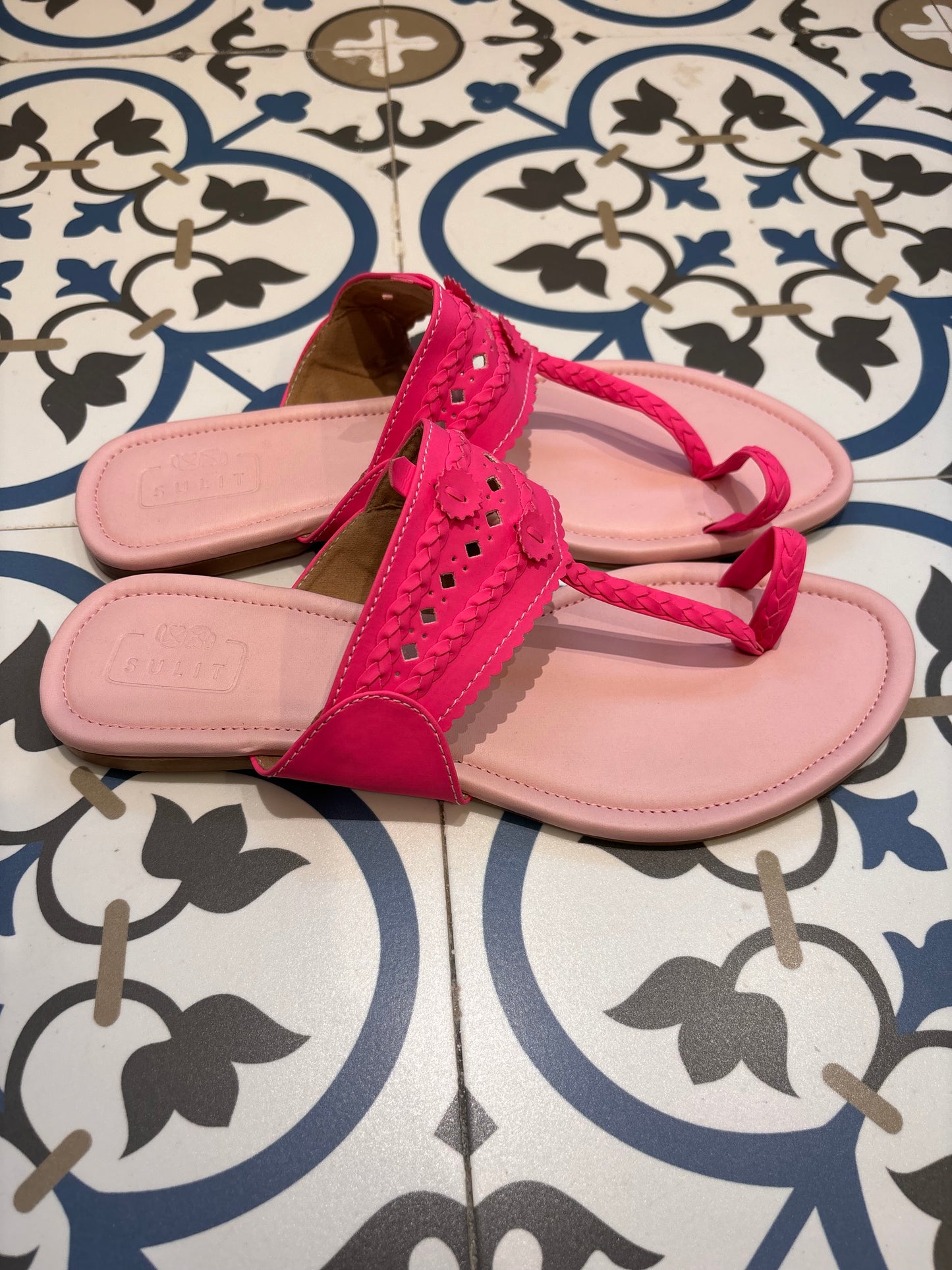 Light Pink And Neon Pink