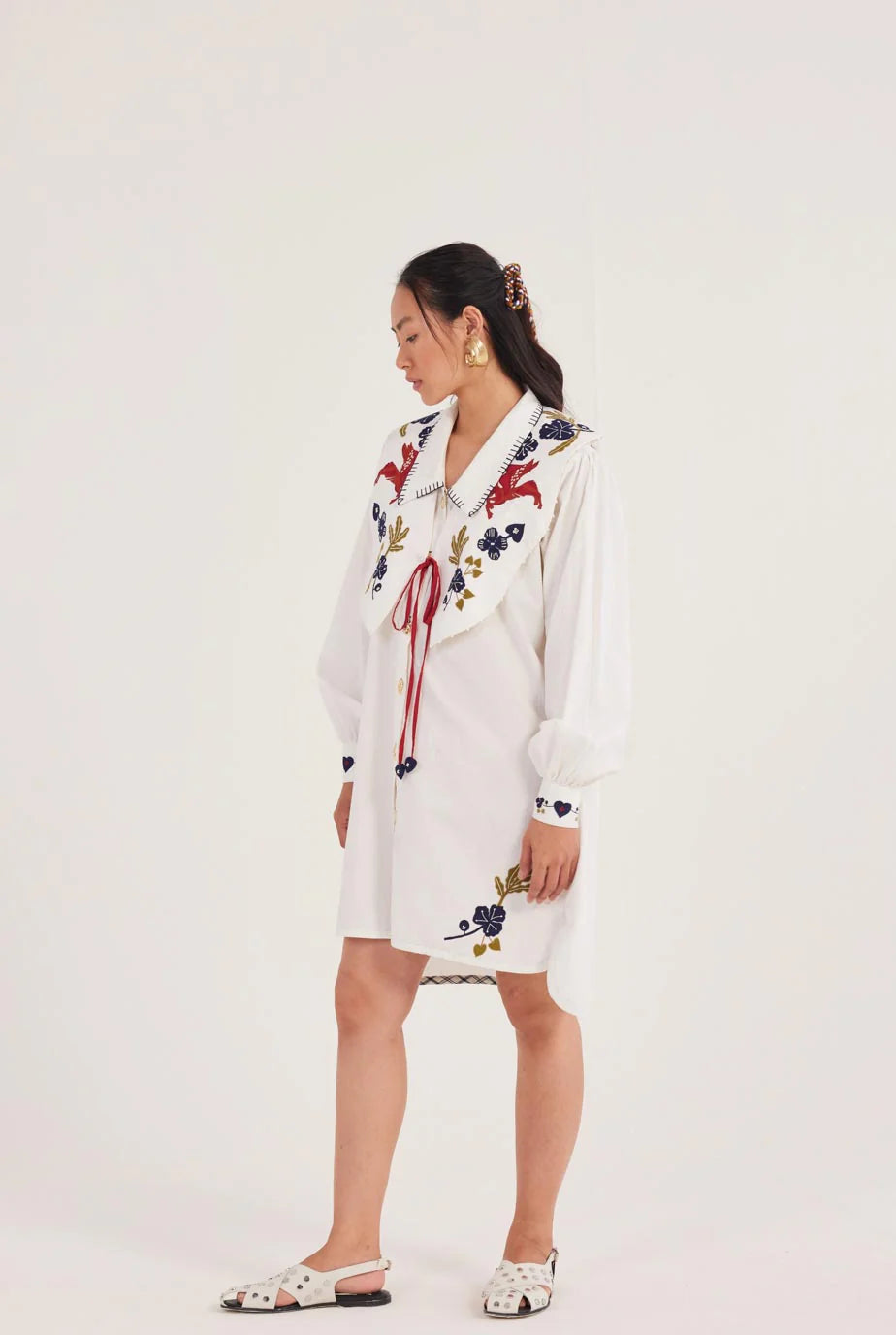 Kiji Shirt Dress and Bib Set