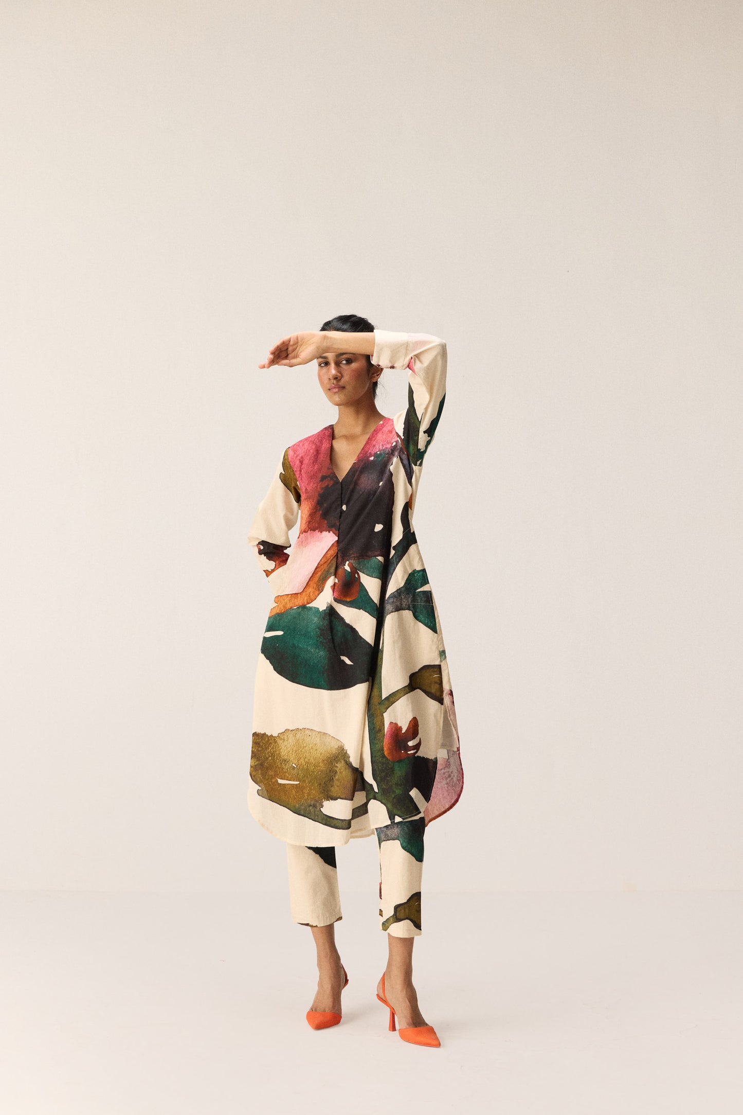 Flora Splash Kurta Set