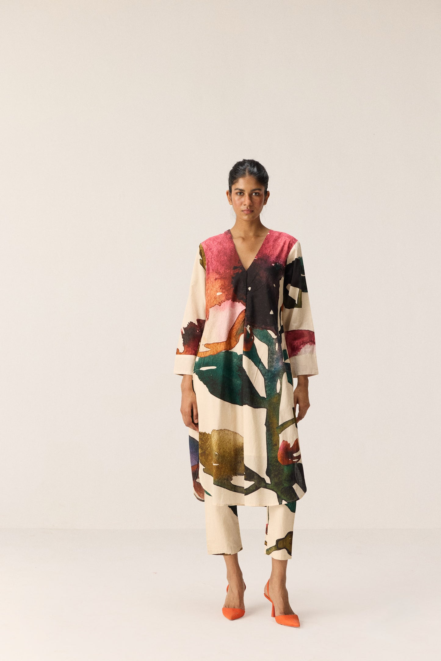 Flora Splash Kurta Set