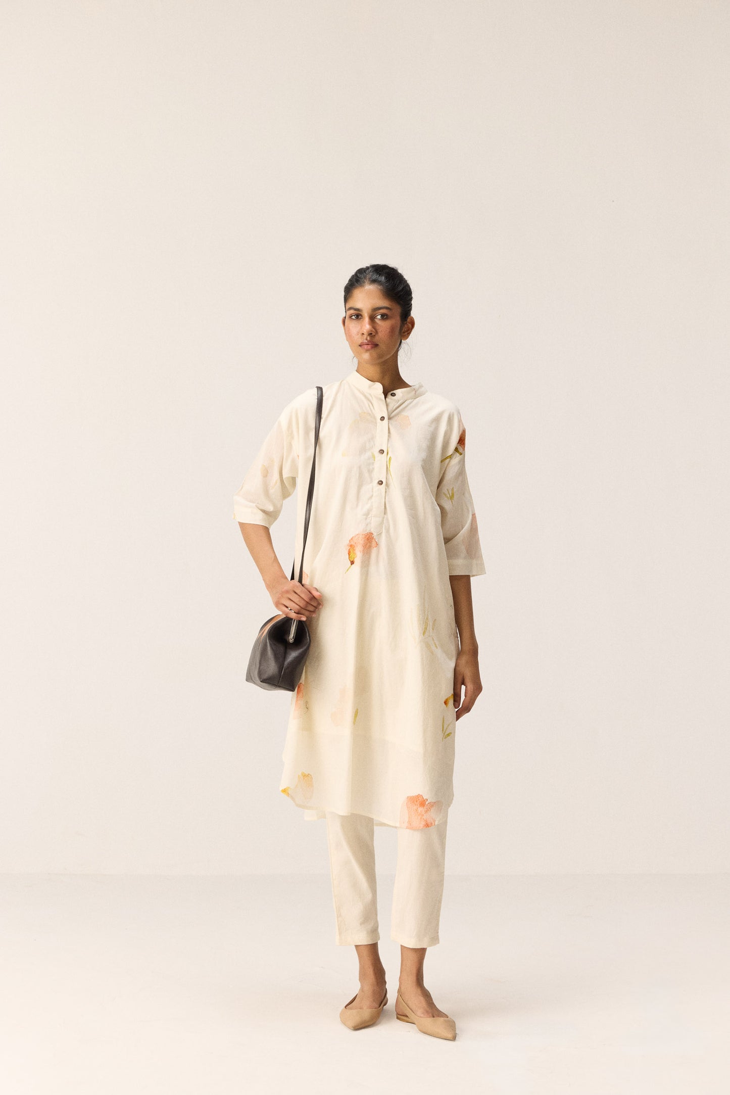 French Hydrangeas Kurta set