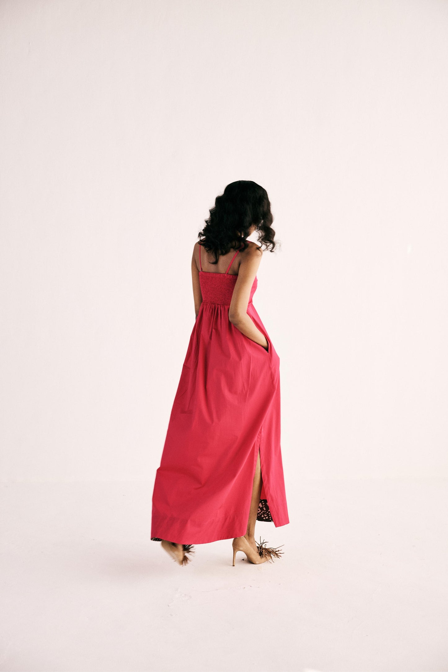 Fuchsia Flame Gown