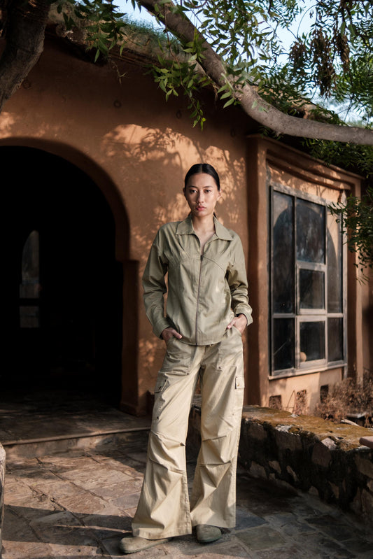 Saigon Parachute Pants Khaki