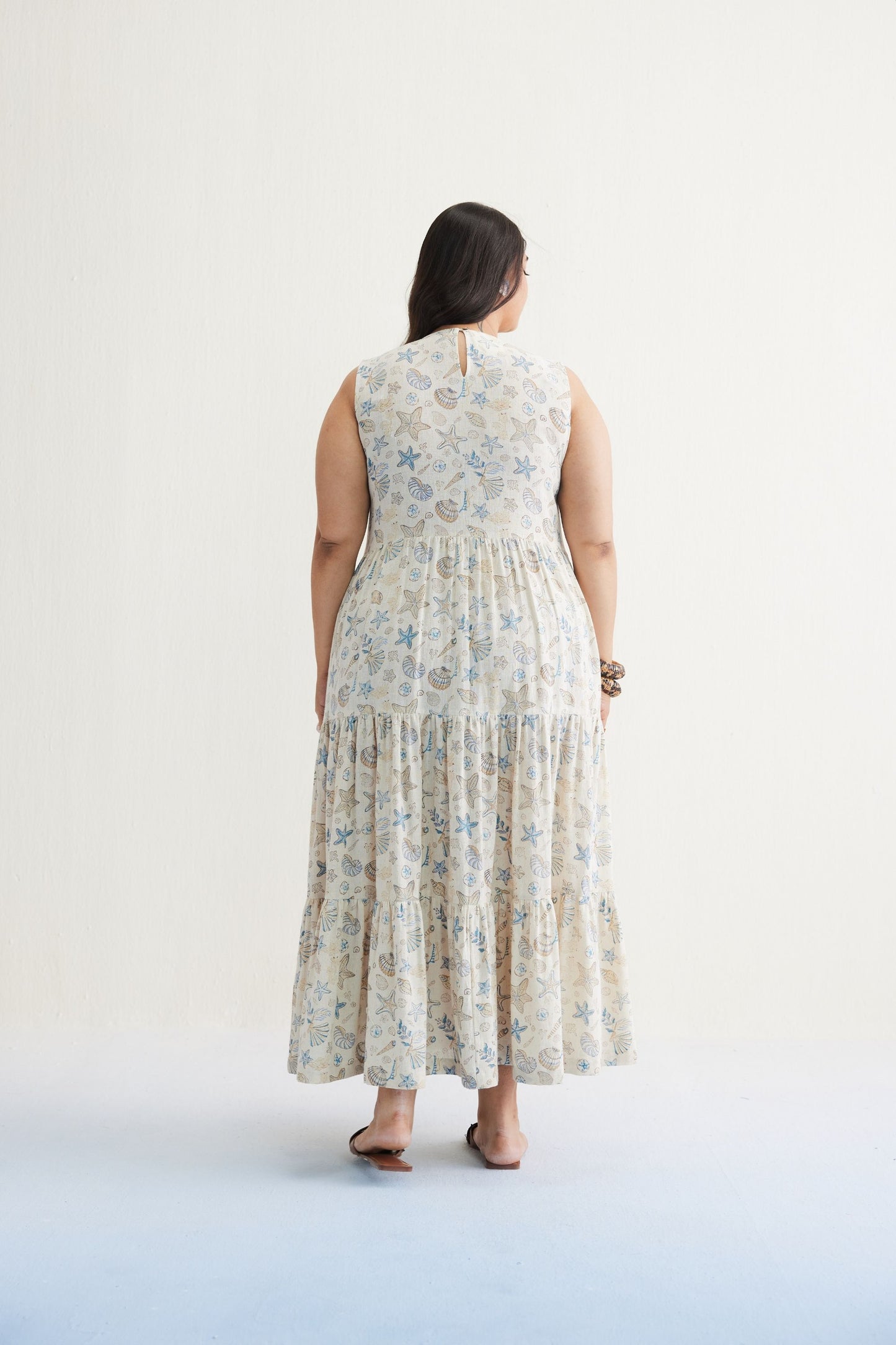 Ocean Island Handwoven Kala Cotton Maxi Dress