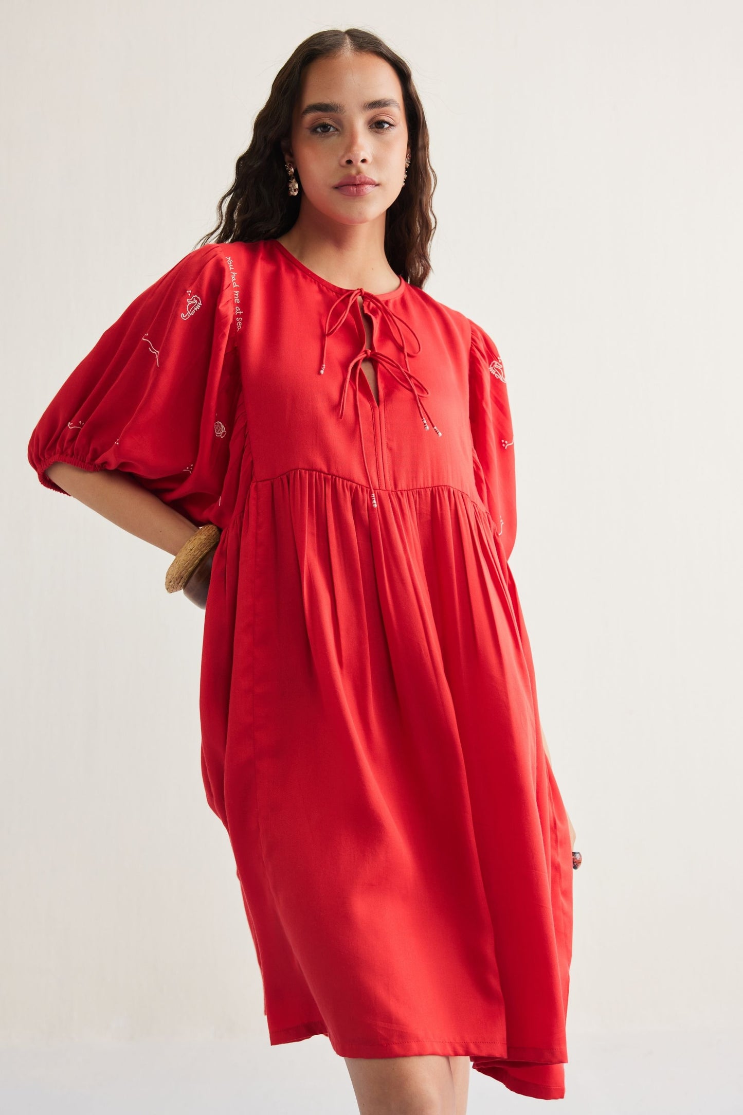 Ocean Wilds Tencel Dress