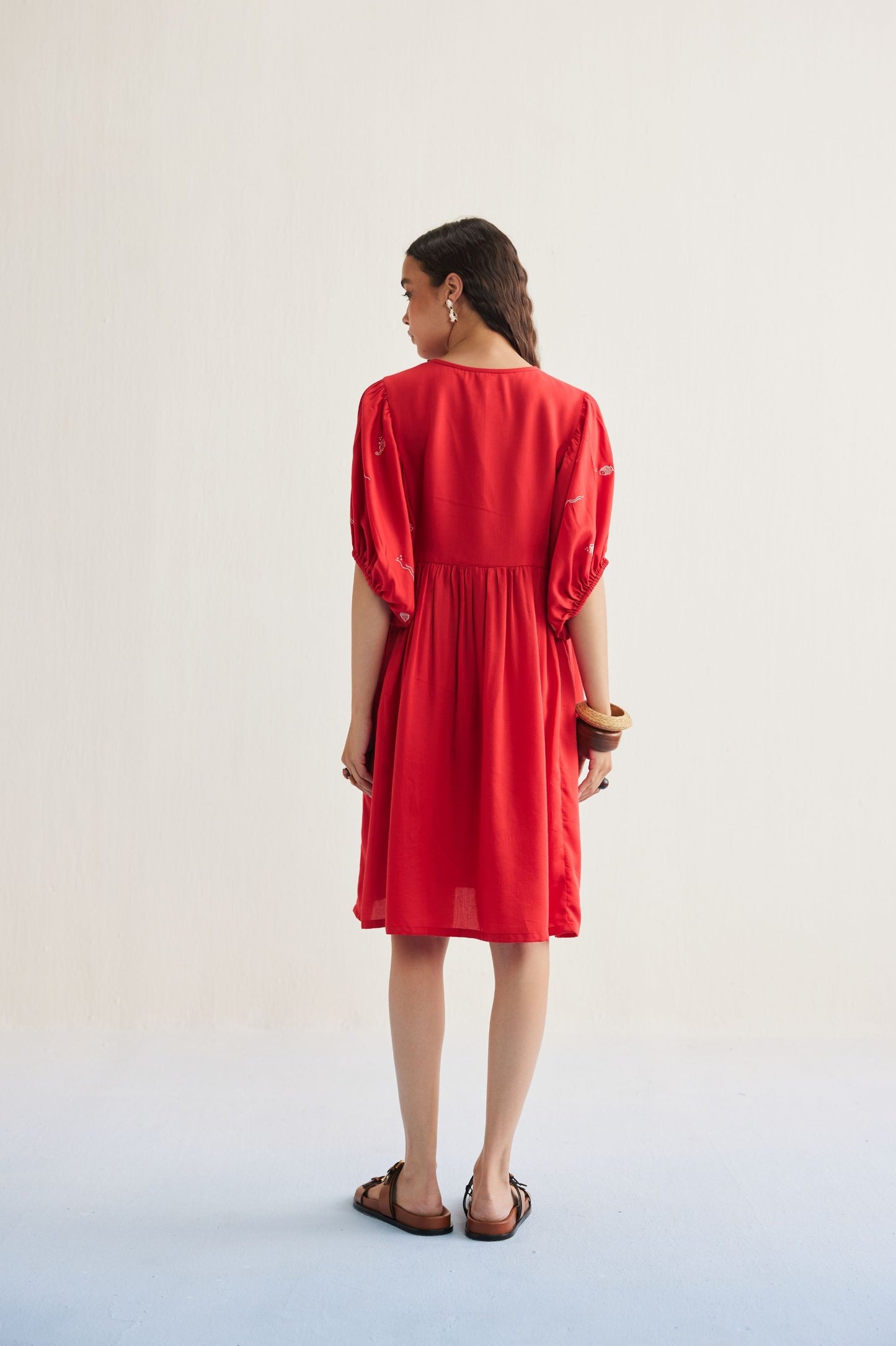 Ocean Wilds Tencel Dress