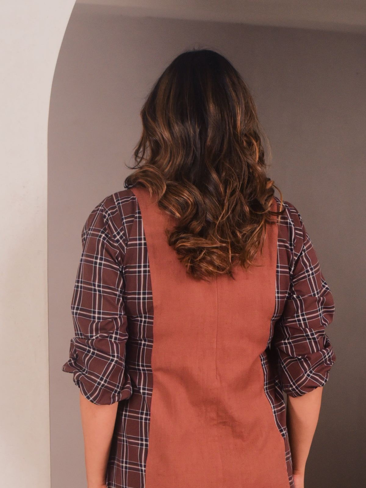 Rae Checks Short Dress