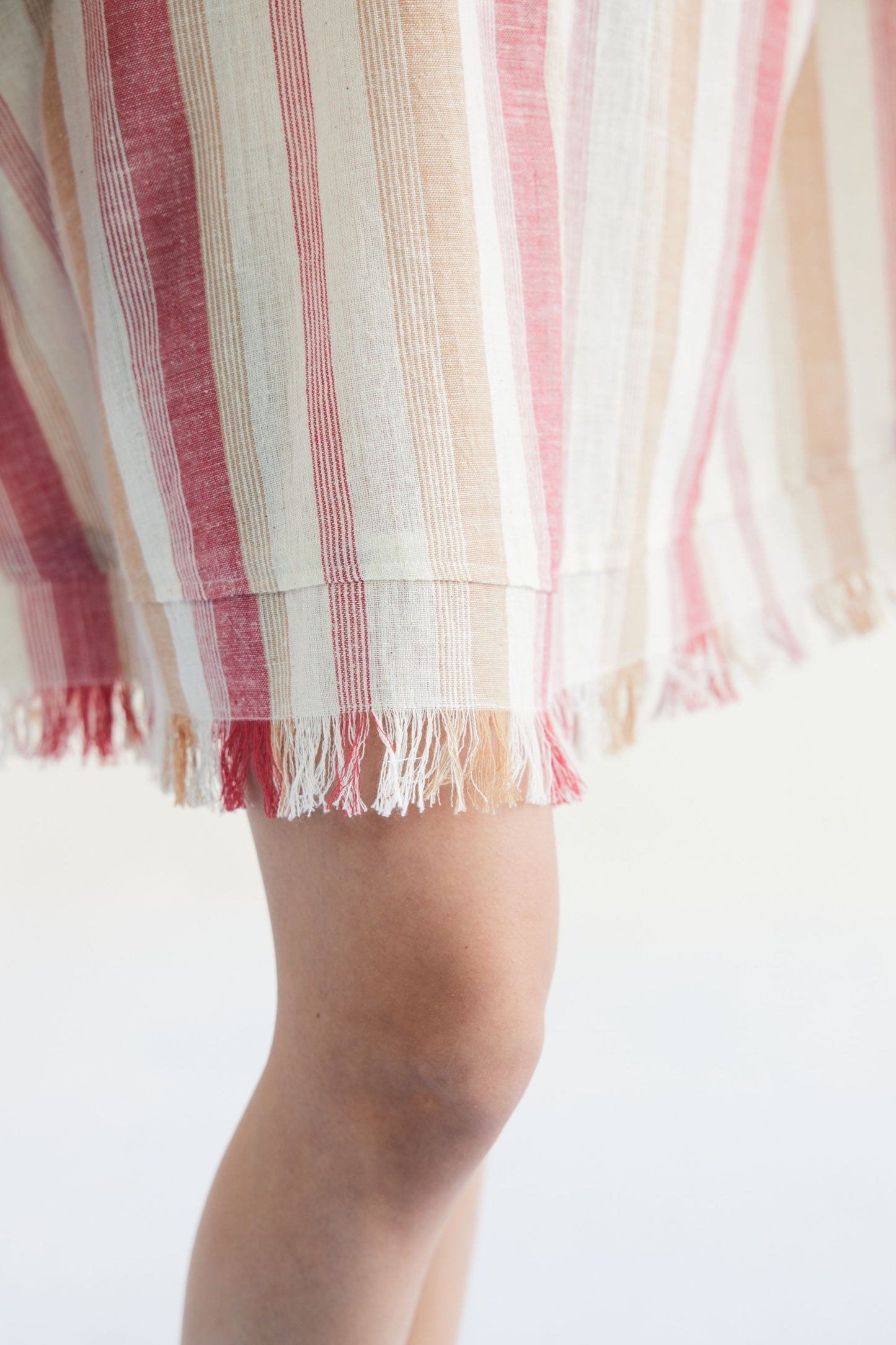 Saltwater Summer Handwoven Kala Cotton Kaftan Dress