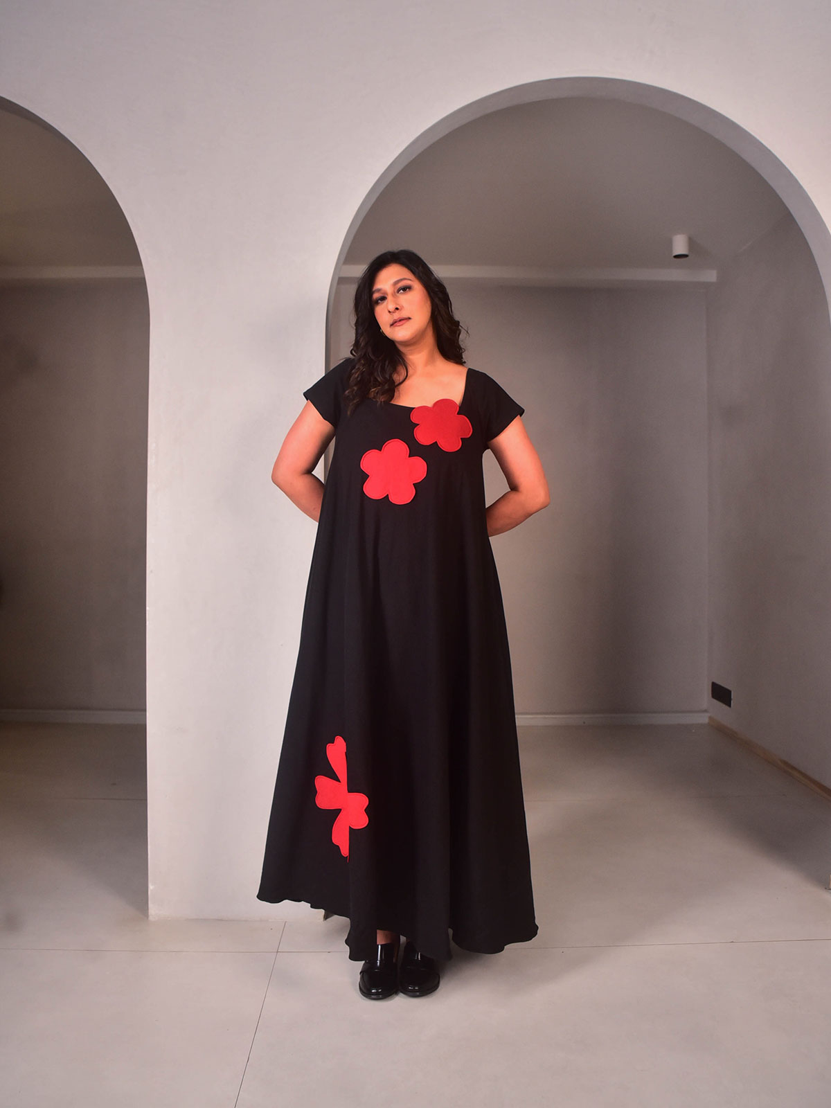 Zoey Dress with Applique