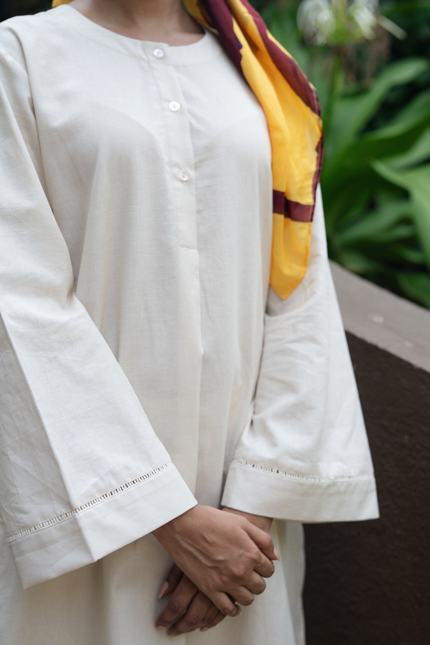 Iris Kurta Set (Biege)