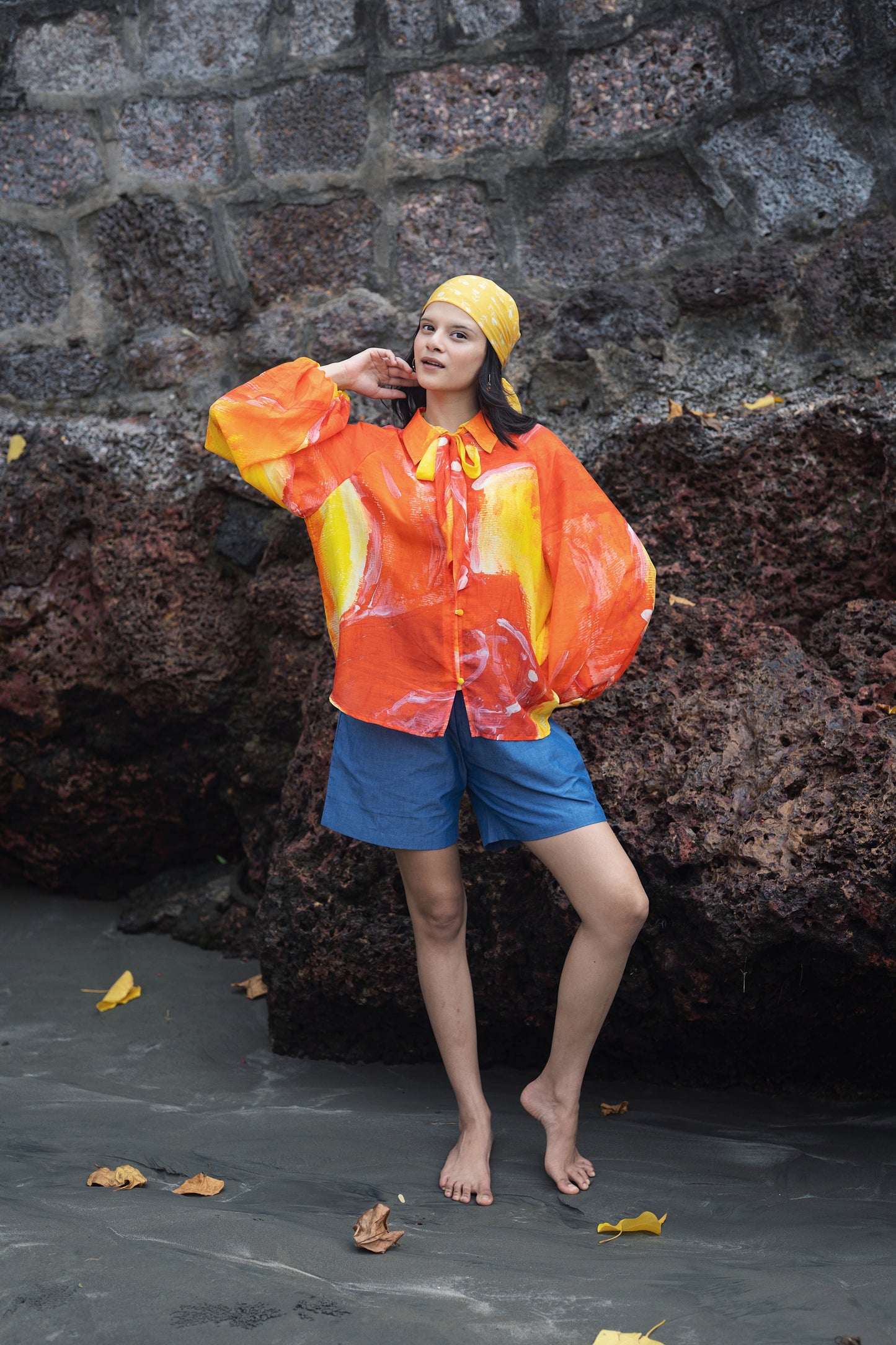 Naked Ninja (Orange Multi Colour)