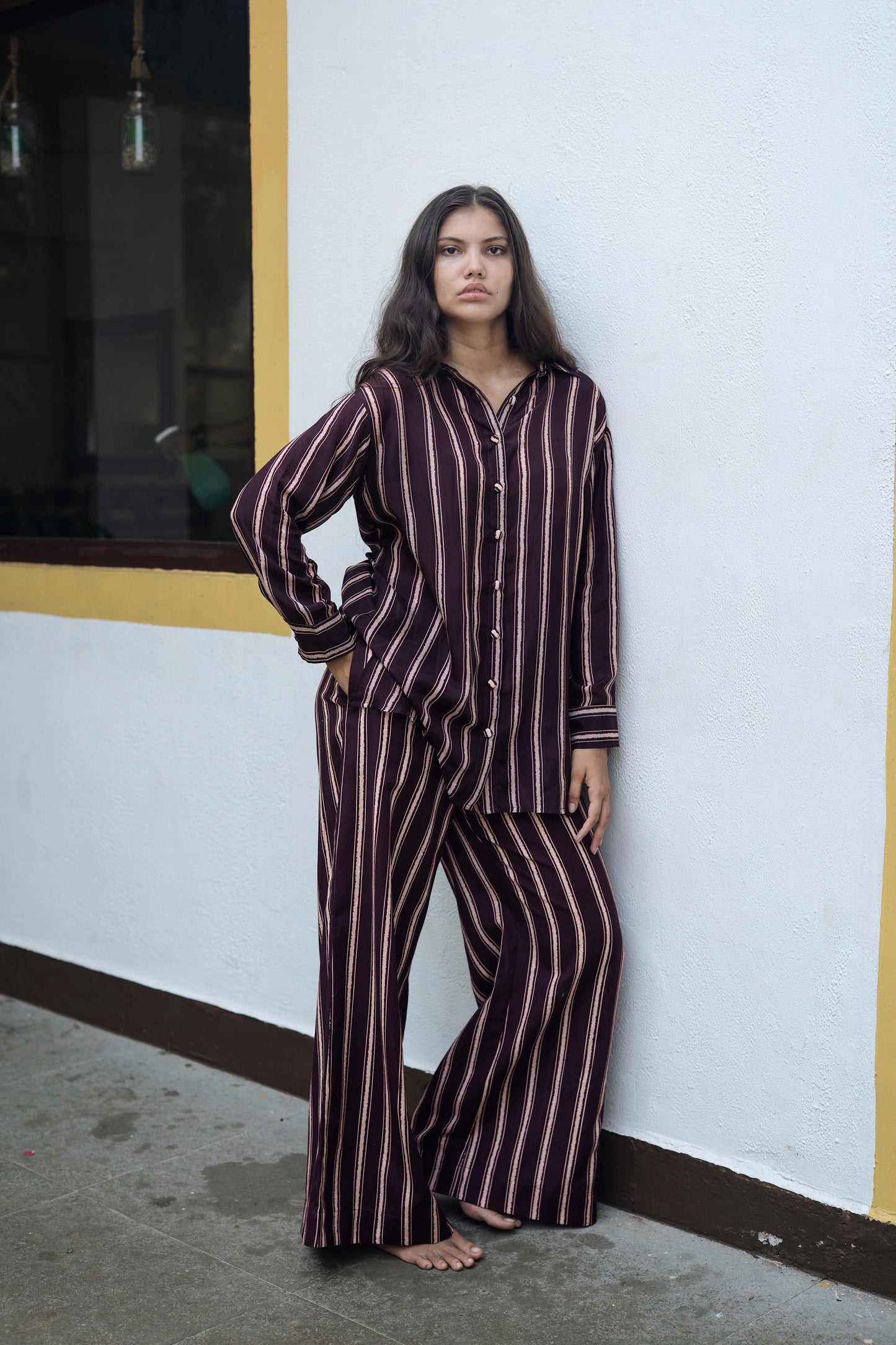 Maira Co-ord Set (Flasa Colour)